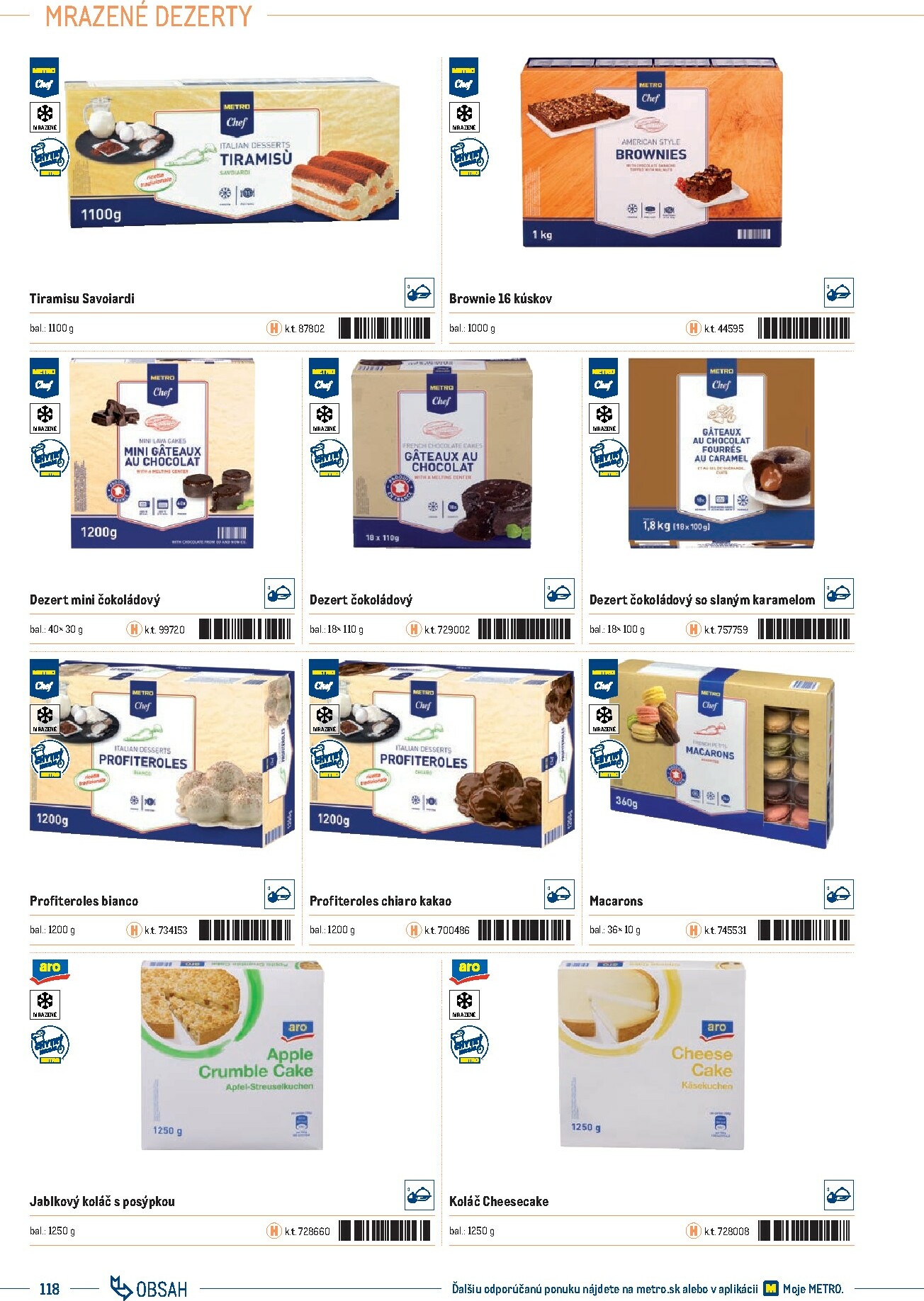 metro - Leták Metro - Katalóg vlastných značiek METRO platný od 21.11. do 21.11. - page: 118