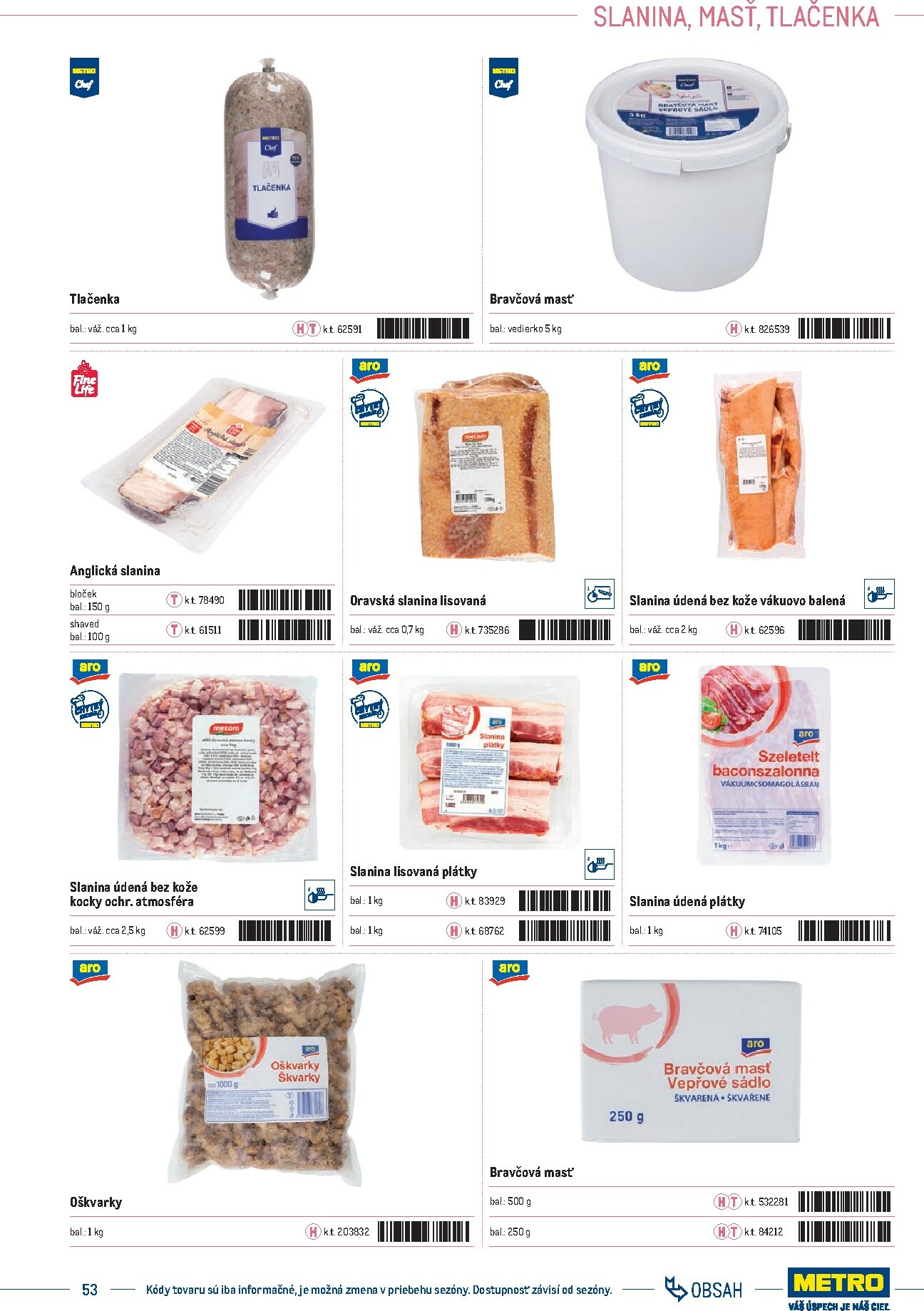 metro - Leták Metro - Katalóg vlastných značiek METRO platný od 21.11. do 21.11. - page: 53