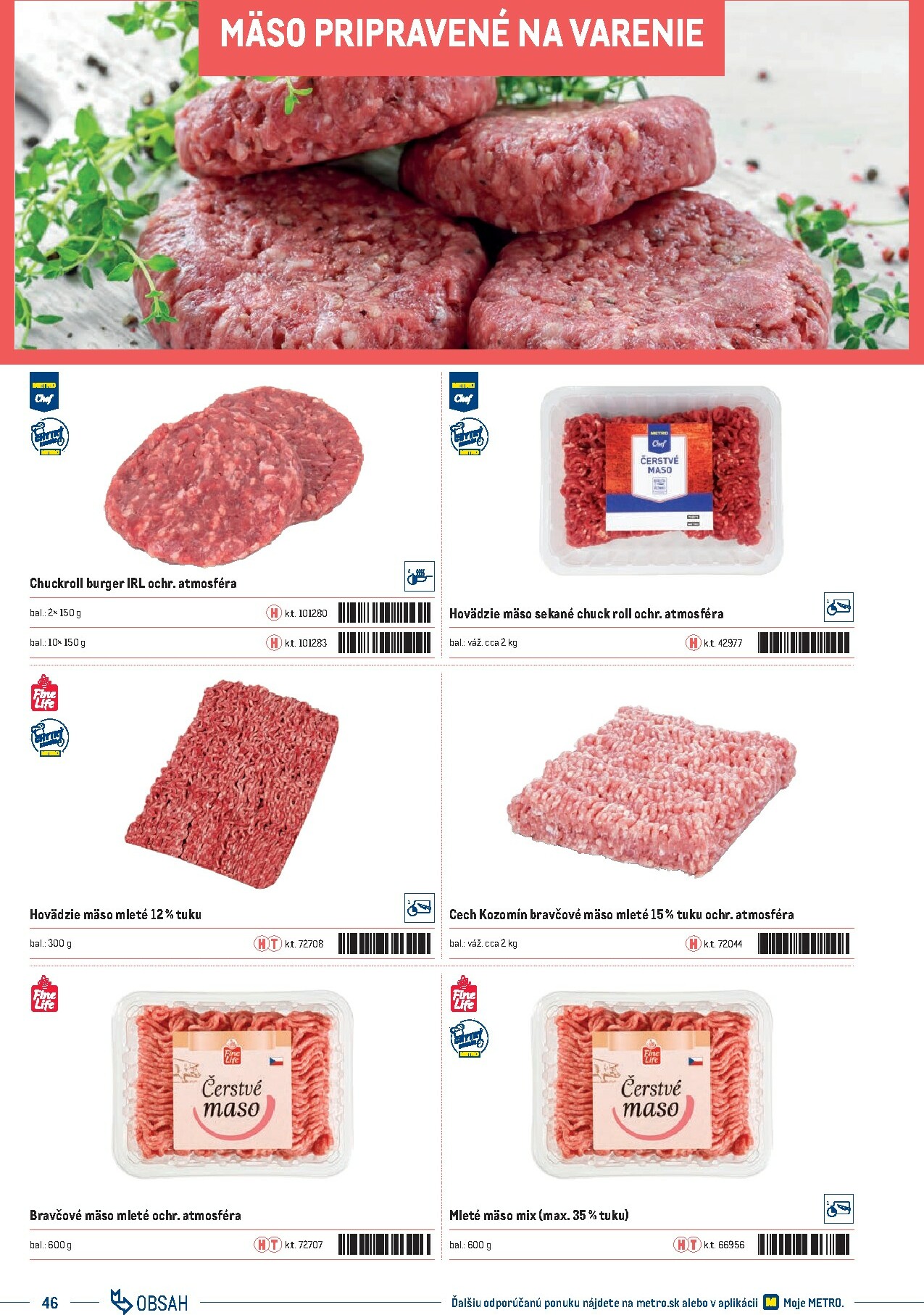 metro - Leták Metro - Katalóg vlastných značiek METRO platný od 21.11. do 21.11. - page: 46