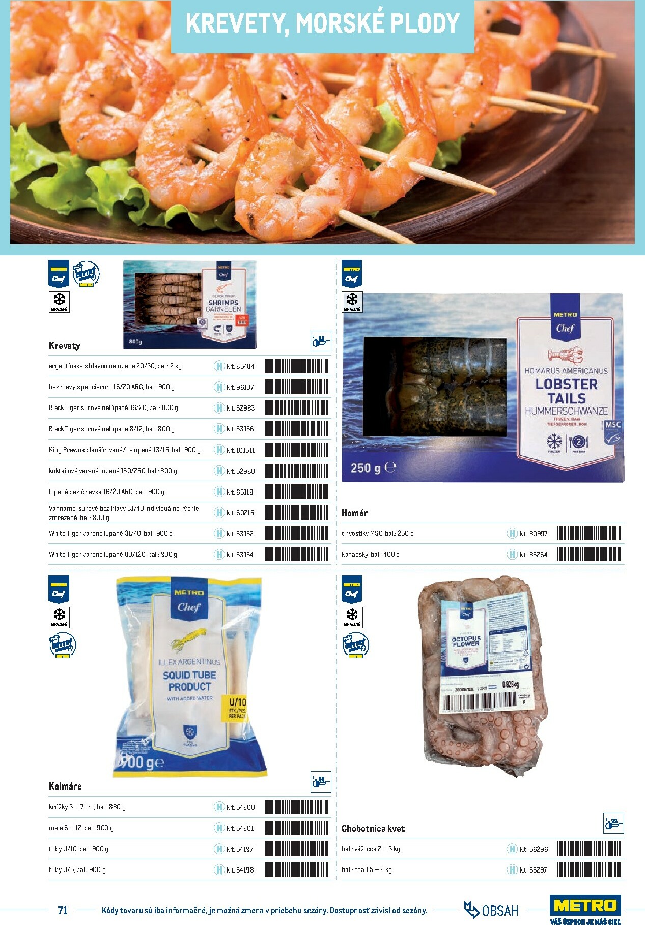 metro - Leták Metro - Katalóg vlastných značiek METRO platný od 21.11. do 21.11. - page: 71