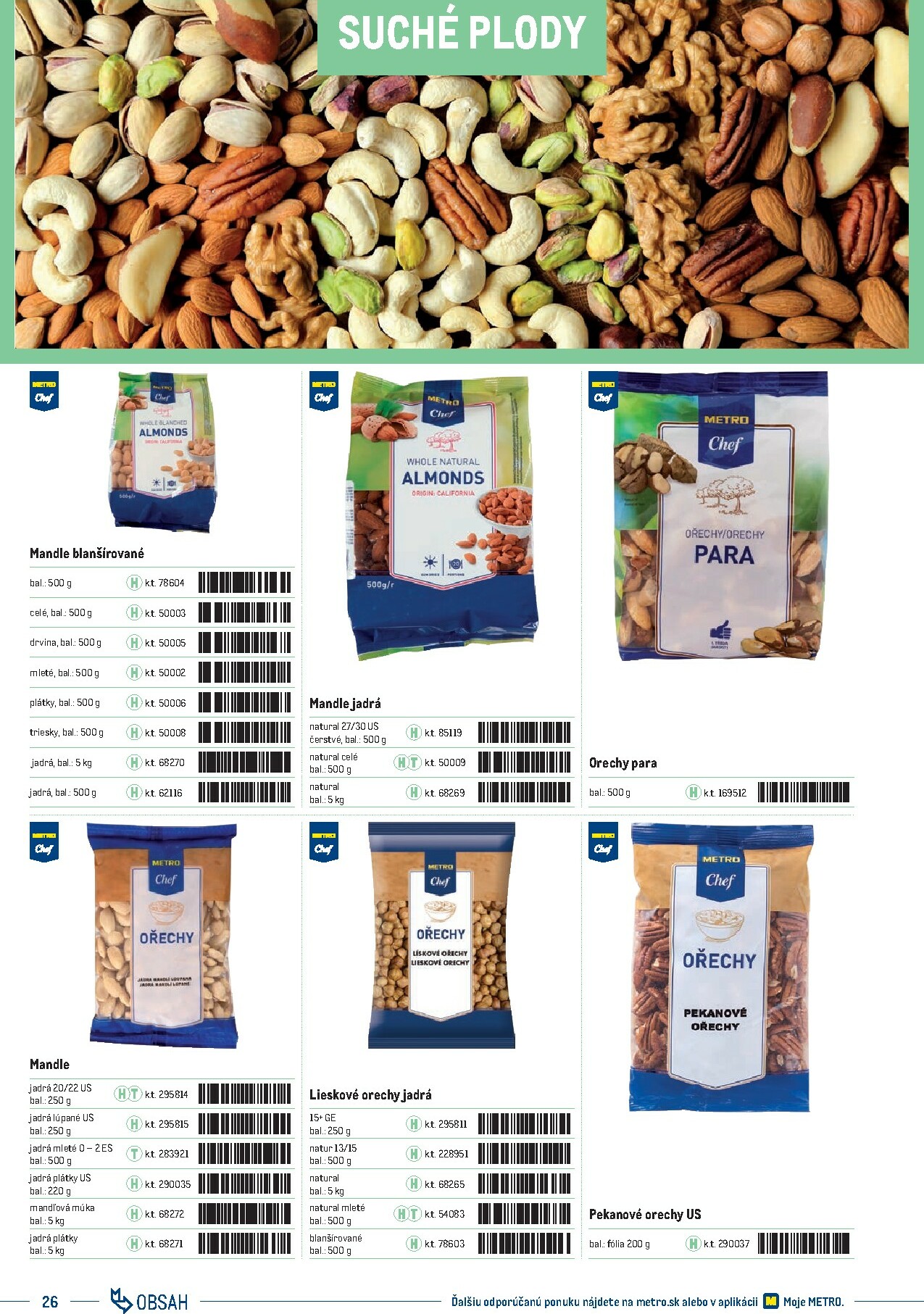 metro - Leták Metro - Katalóg vlastných značiek METRO platný od 21.11. do 21.11. - page: 26