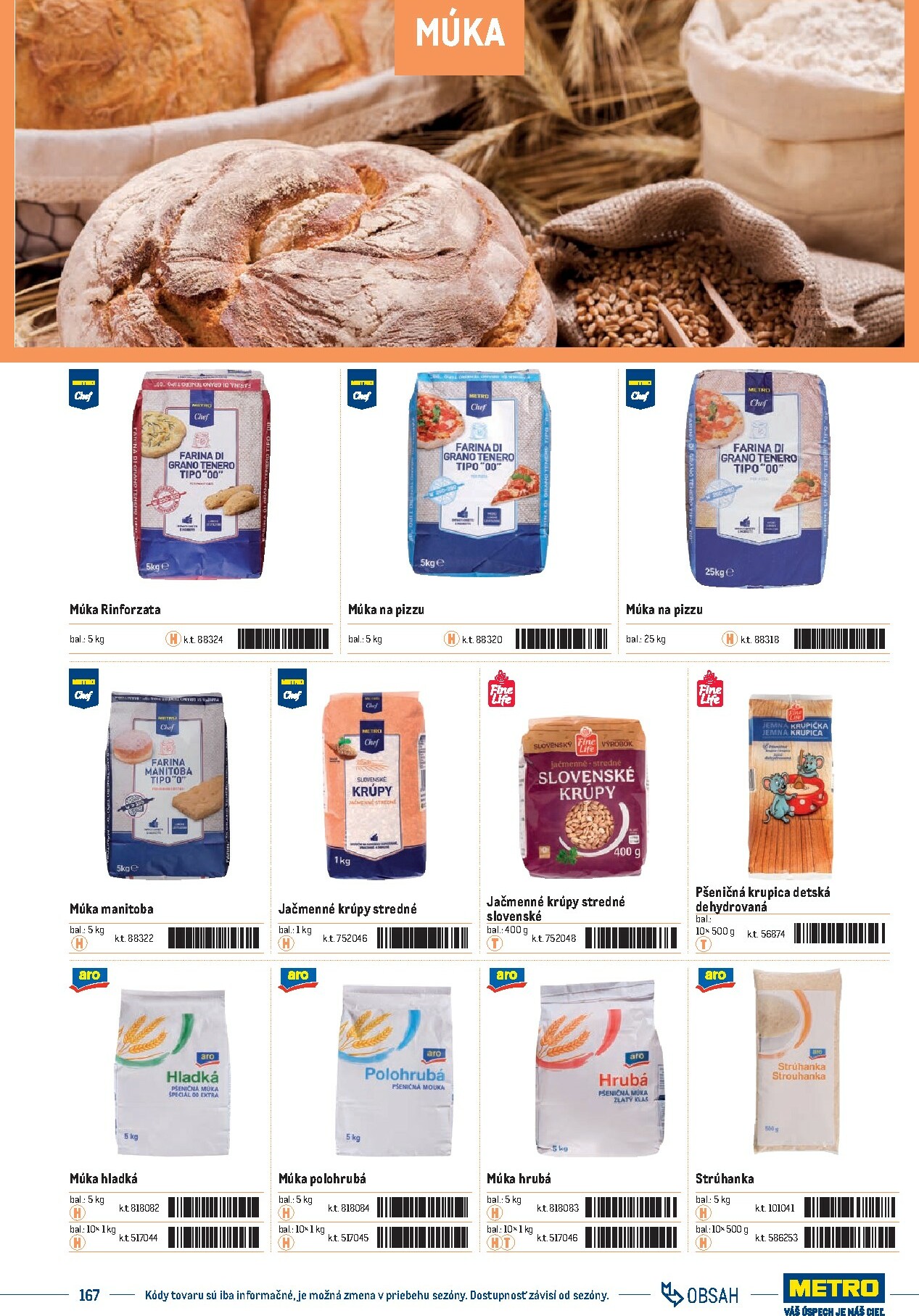 metro - Leták Metro - Katalóg vlastných značiek METRO platný od 21.11. do 21.11. - page: 167