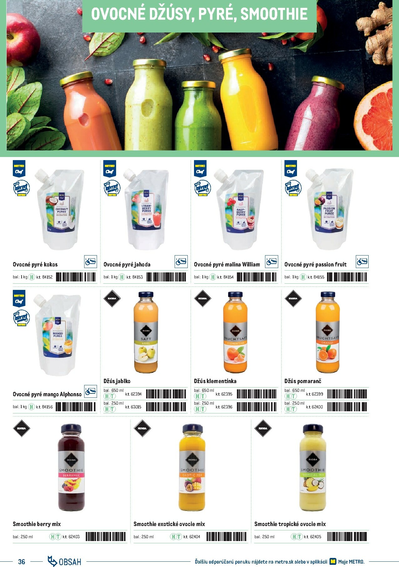 metro - Leták Metro - Katalóg vlastných značiek METRO platný od 21.11. do 21.11. - page: 36