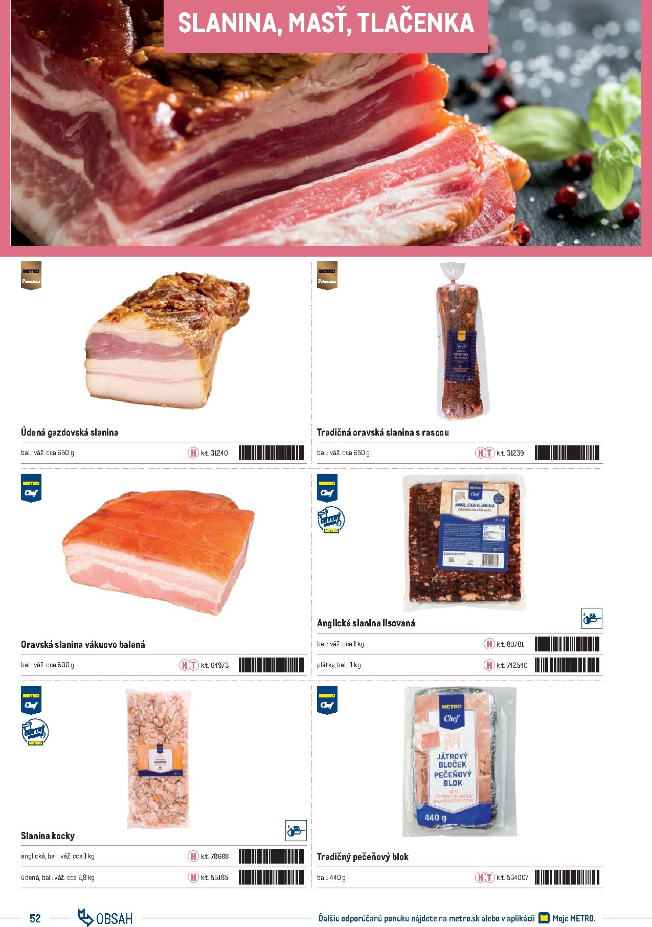 metro - Leták Metro - Katalóg vlastných značiek METRO platný od 21.11. do 21.11. - page: 52
