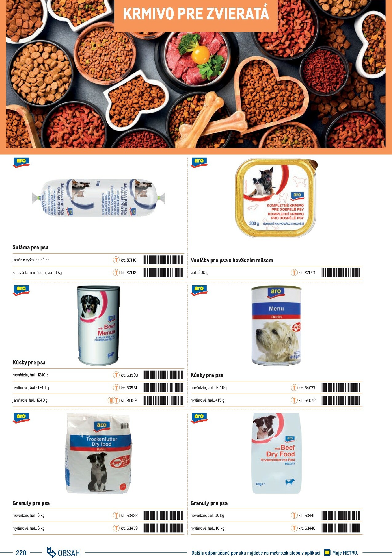 metro - Leták Metro - Katalóg vlastných značiek METRO platný od 21.11. do 21.11. - page: 220