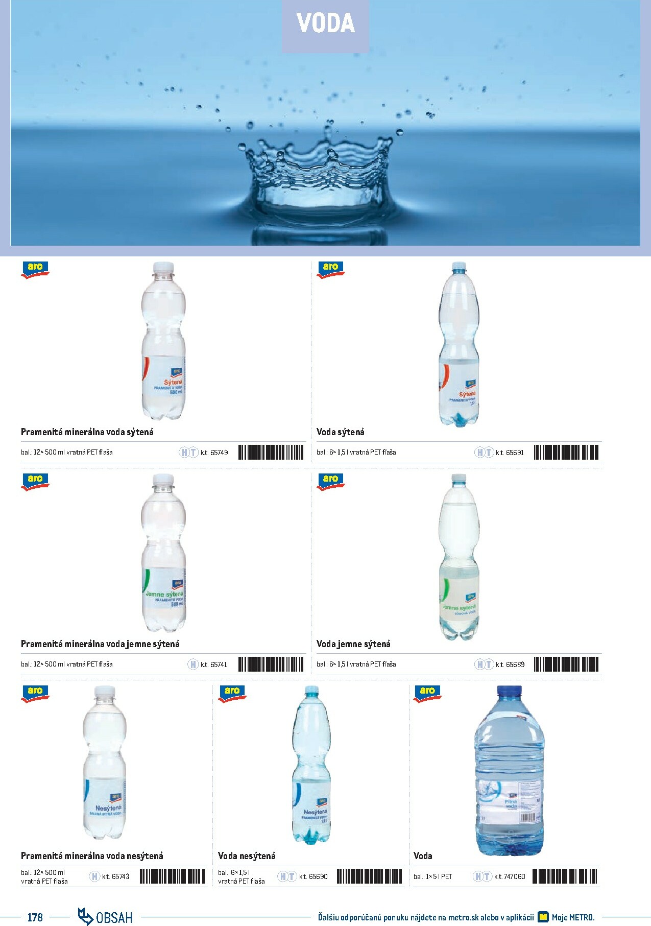 metro - Leták Metro - Katalóg vlastných značiek METRO platný od 21.11. do 21.11. - page: 178