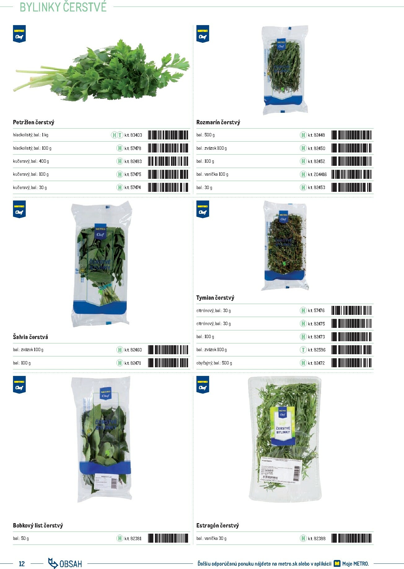 metro - Leták Metro - Katalóg vlastných značiek METRO platný od 21.11. do 21.11. - page: 12