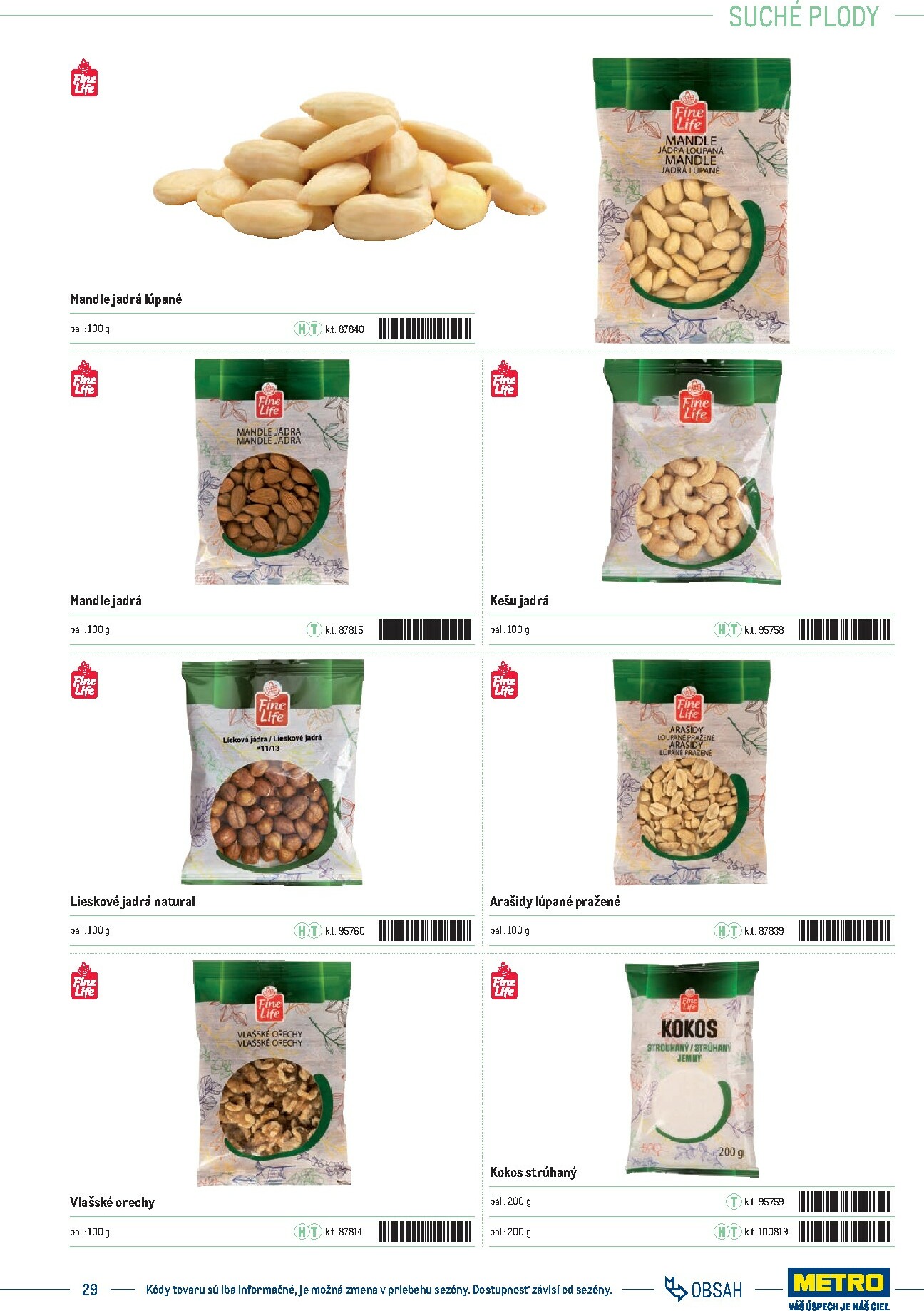 metro - Leták Metro - Katalóg vlastných značiek METRO platný od 21.11. do 21.11. - page: 29