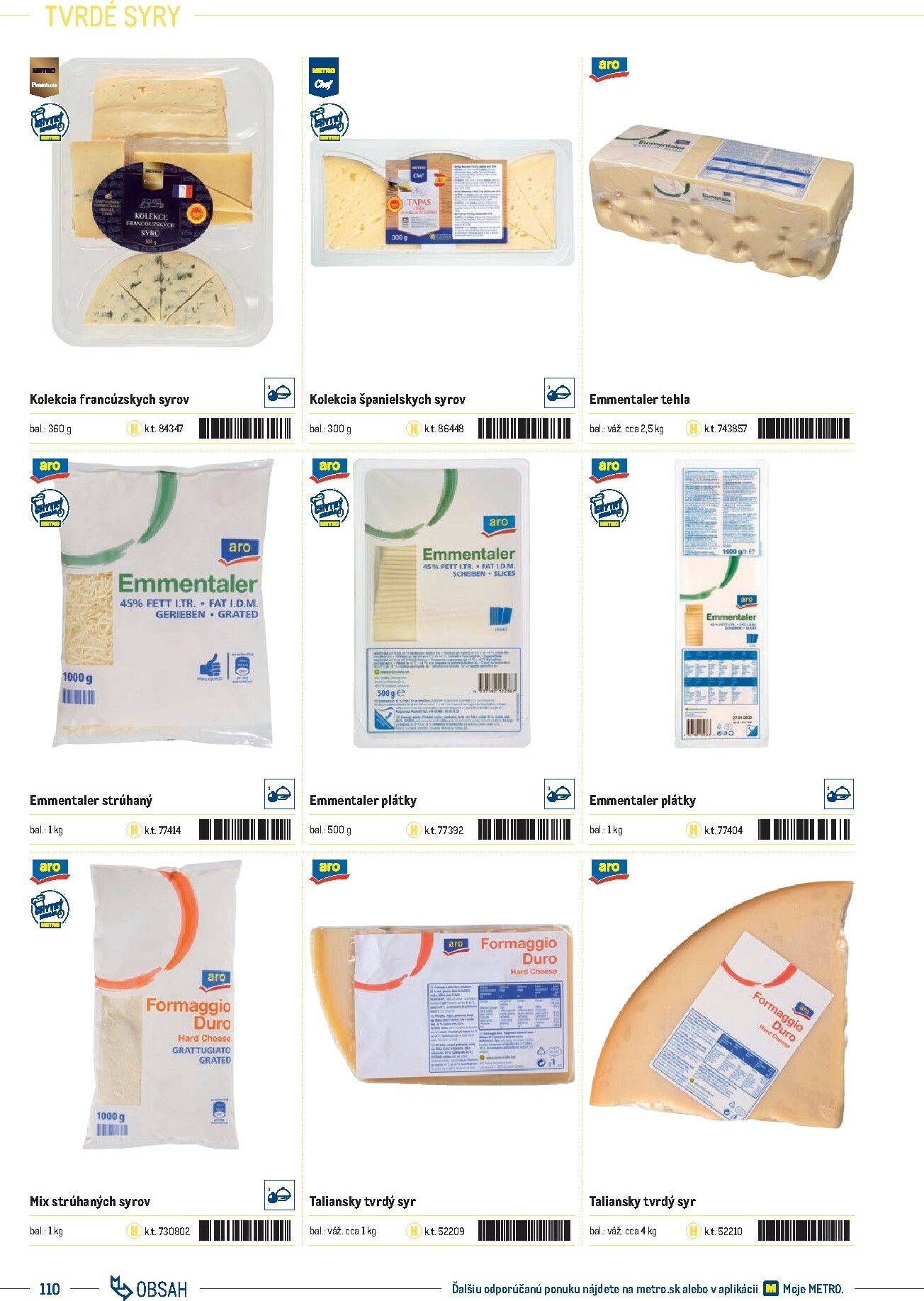 metro - Leták Metro - Katalóg vlastných značiek METRO platný od 21.11. do 21.11. - page: 110