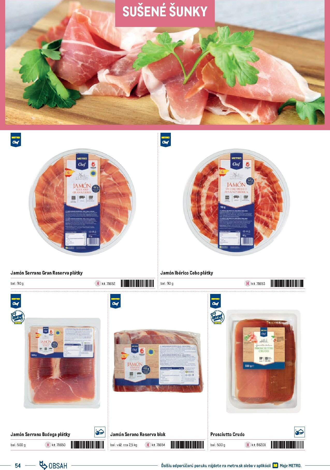 metro - Leták Metro - Katalóg vlastných značiek METRO platný od 21.11. do 21.11. - page: 54