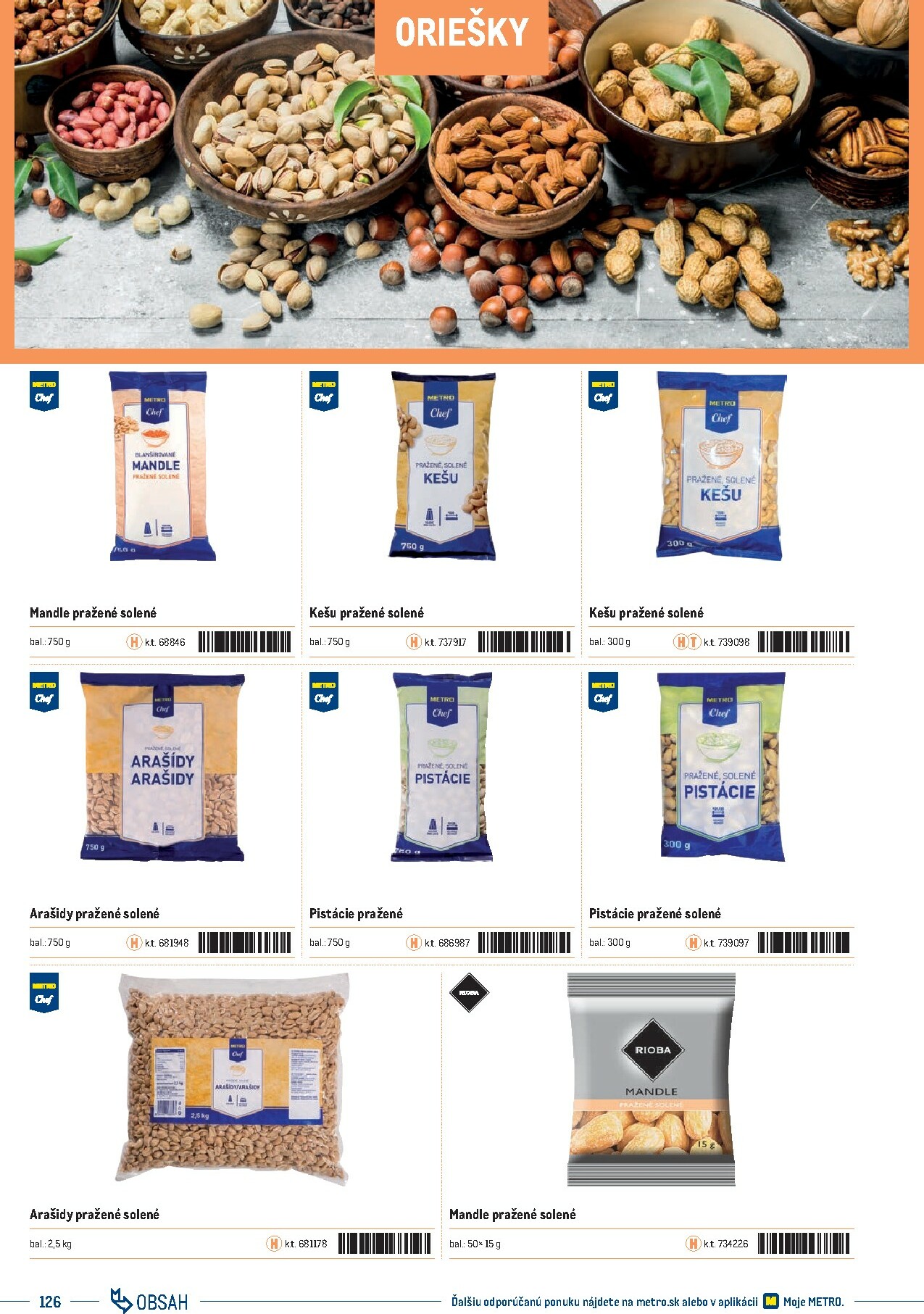 metro - Leták Metro - Katalóg vlastných značiek METRO platný od 21.11. do 21.11. - page: 126