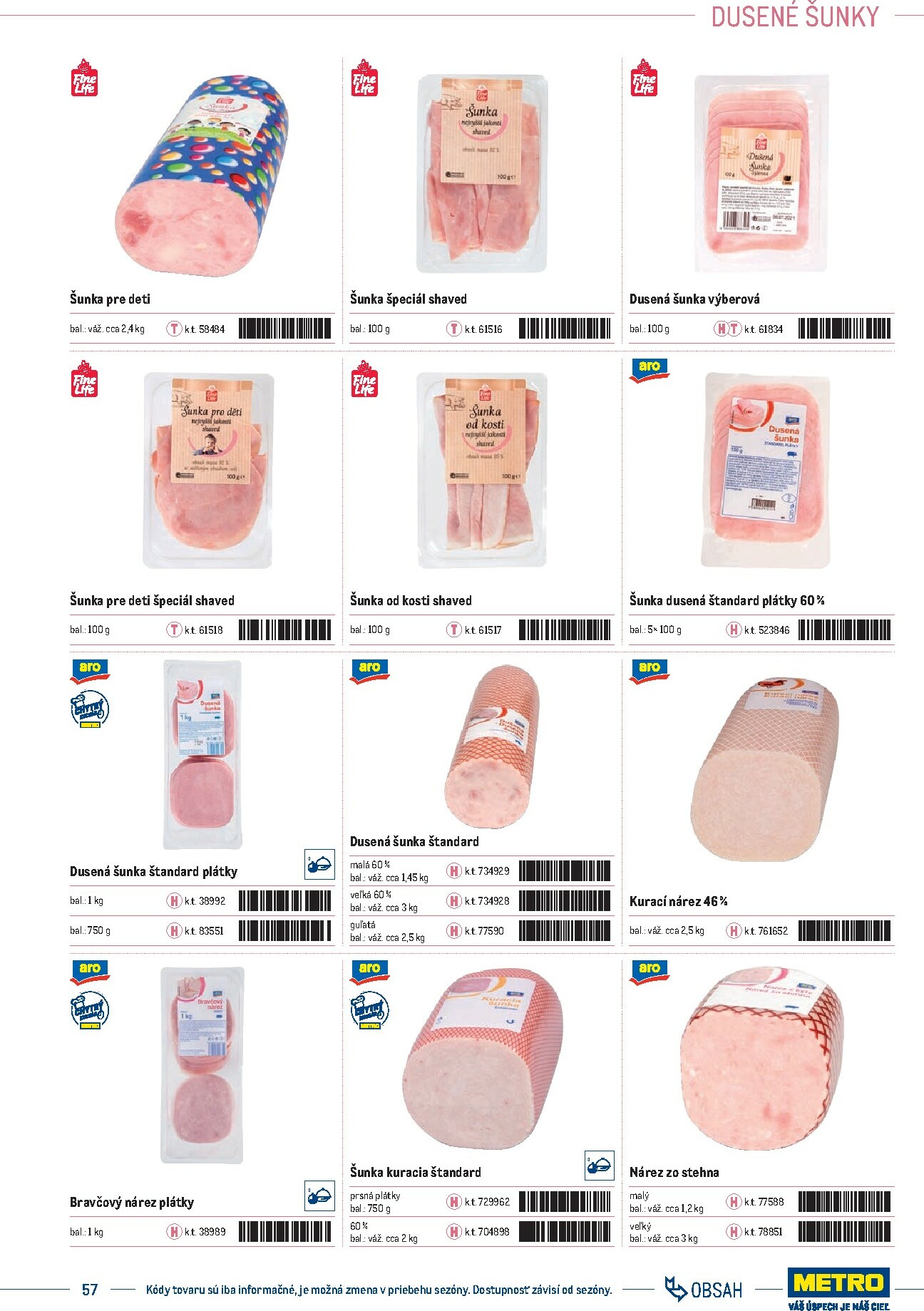 metro - Leták Metro - Katalóg vlastných značiek METRO platný od 21.11. do 21.11. - page: 57
