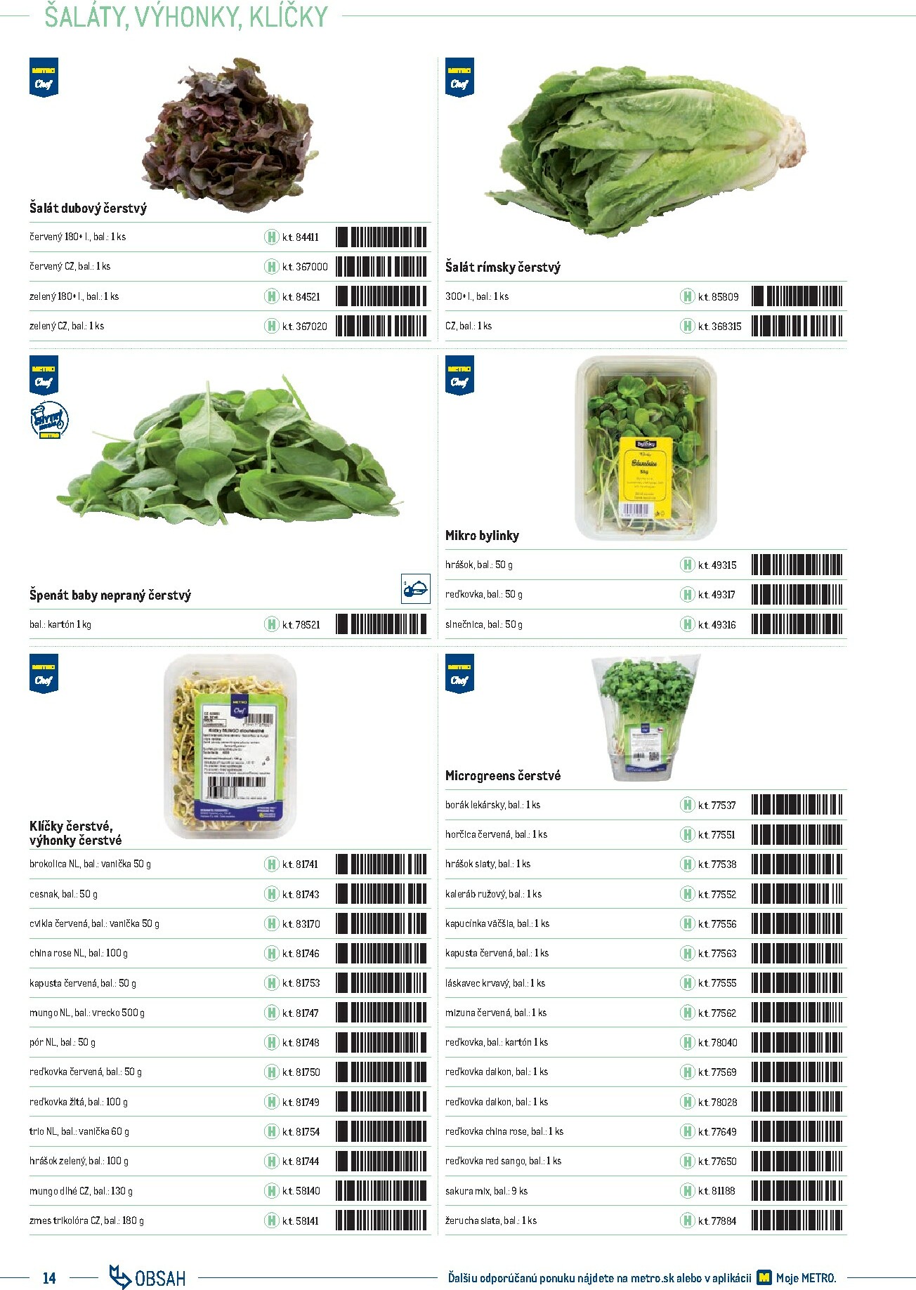 metro - Leták Metro - Katalóg vlastných značiek METRO platný od 21.11. do 21.11. - page: 14