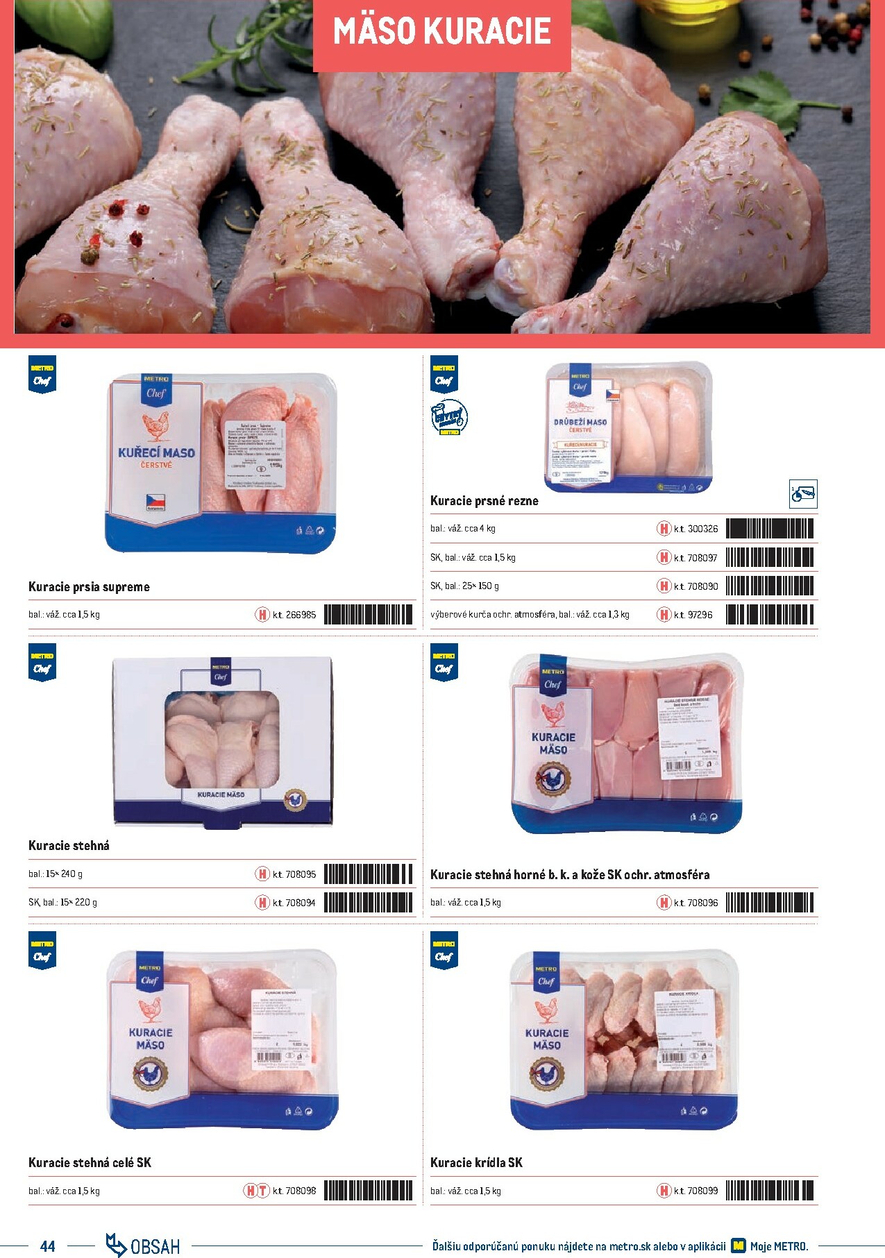 metro - Leták Metro - Katalóg vlastných značiek METRO platný od 21.11. do 21.11. - page: 44