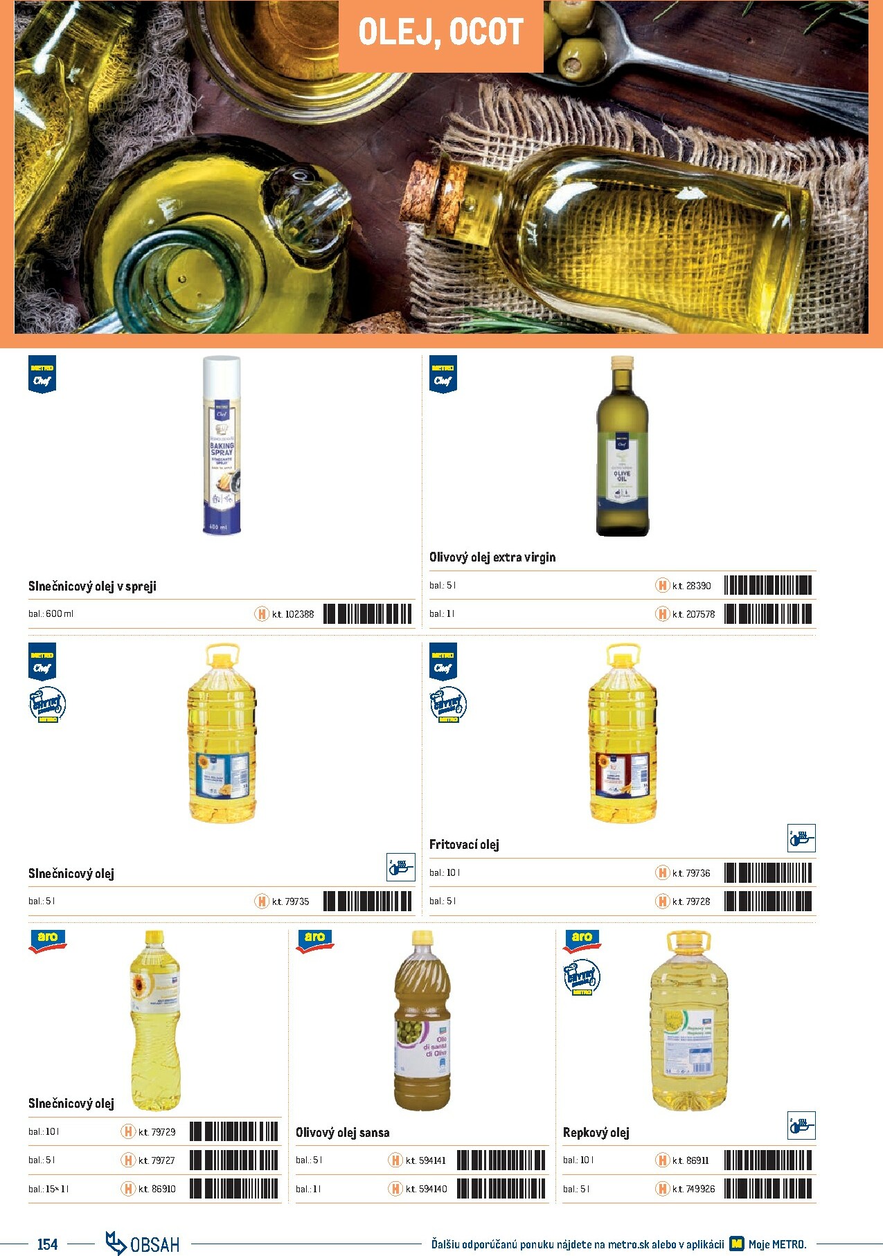 metro - Leták Metro - Katalóg vlastných značiek METRO platný od 21.11. do 21.11. - page: 154