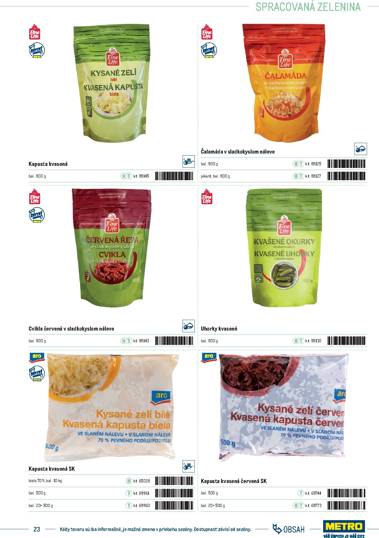 metro - Leták Metro - Katalóg vlastných značiek METRO platný od 21.11. do 21.11. - page: 23