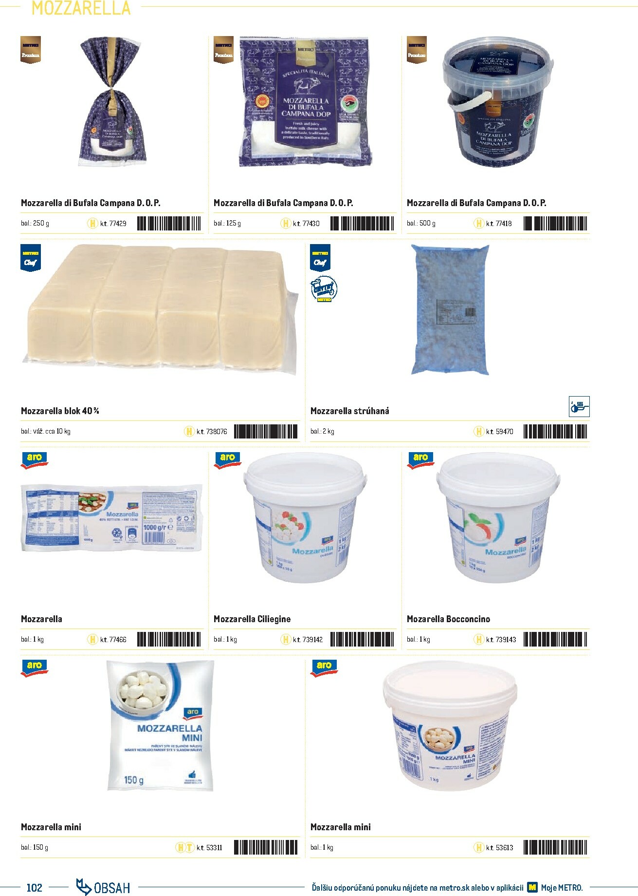 metro - Leták Metro - Katalóg vlastných značiek METRO platný od 21.11. do 21.11. - page: 102
