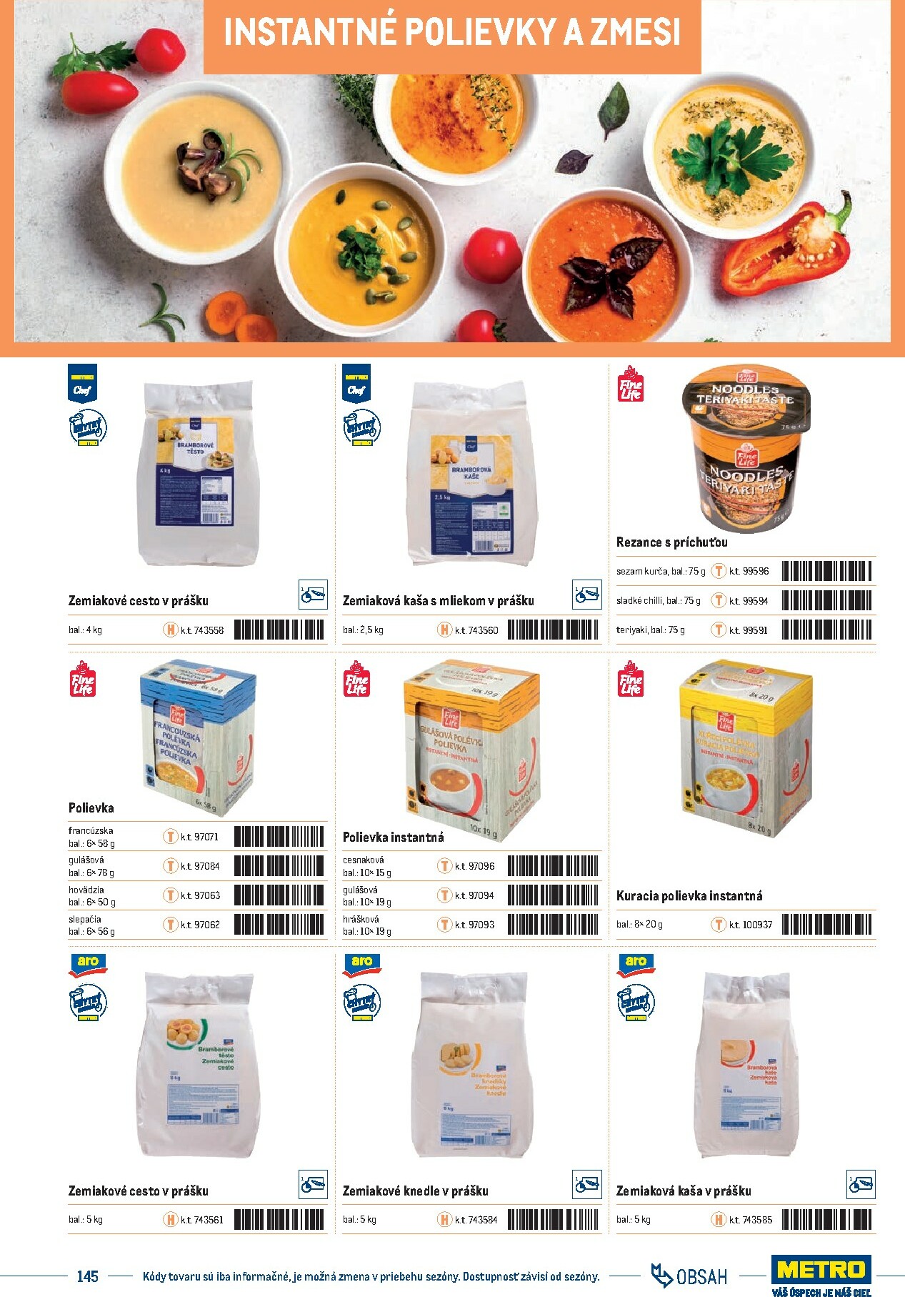 metro - Leták Metro - Katalóg vlastných značiek METRO platný od 21.11. do 21.11. - page: 145