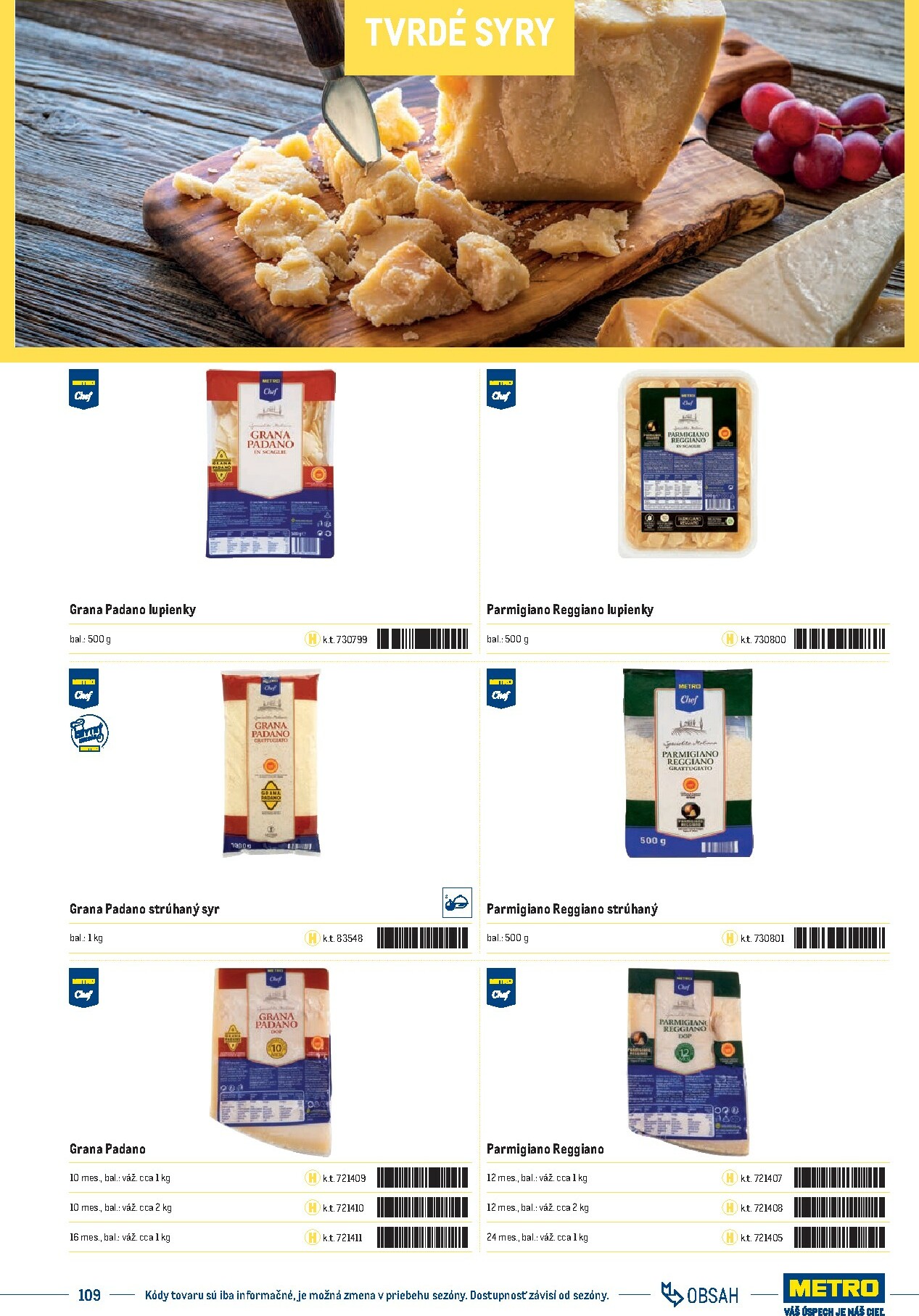 metro - Leták Metro - Katalóg vlastných značiek METRO platný od 21.11. do 21.11. - page: 109