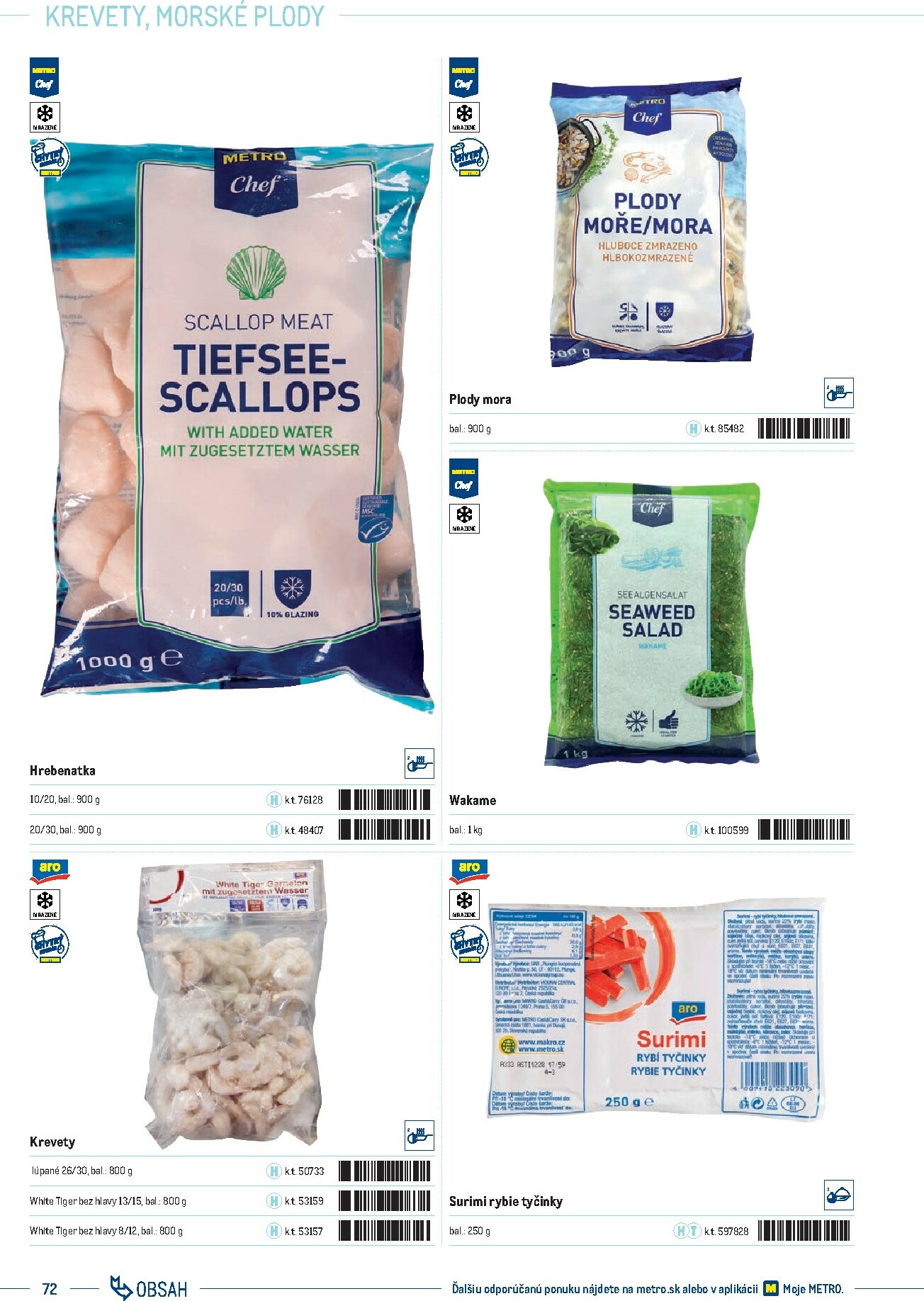 metro - Leták Metro - Katalóg vlastných značiek METRO platný od 21.11. do 21.11. - page: 72