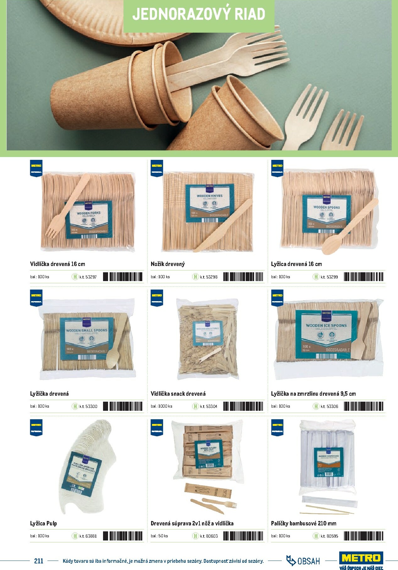 metro - Leták Metro - Katalóg vlastných značiek METRO platný od 21.11. do 21.11. - page: 211