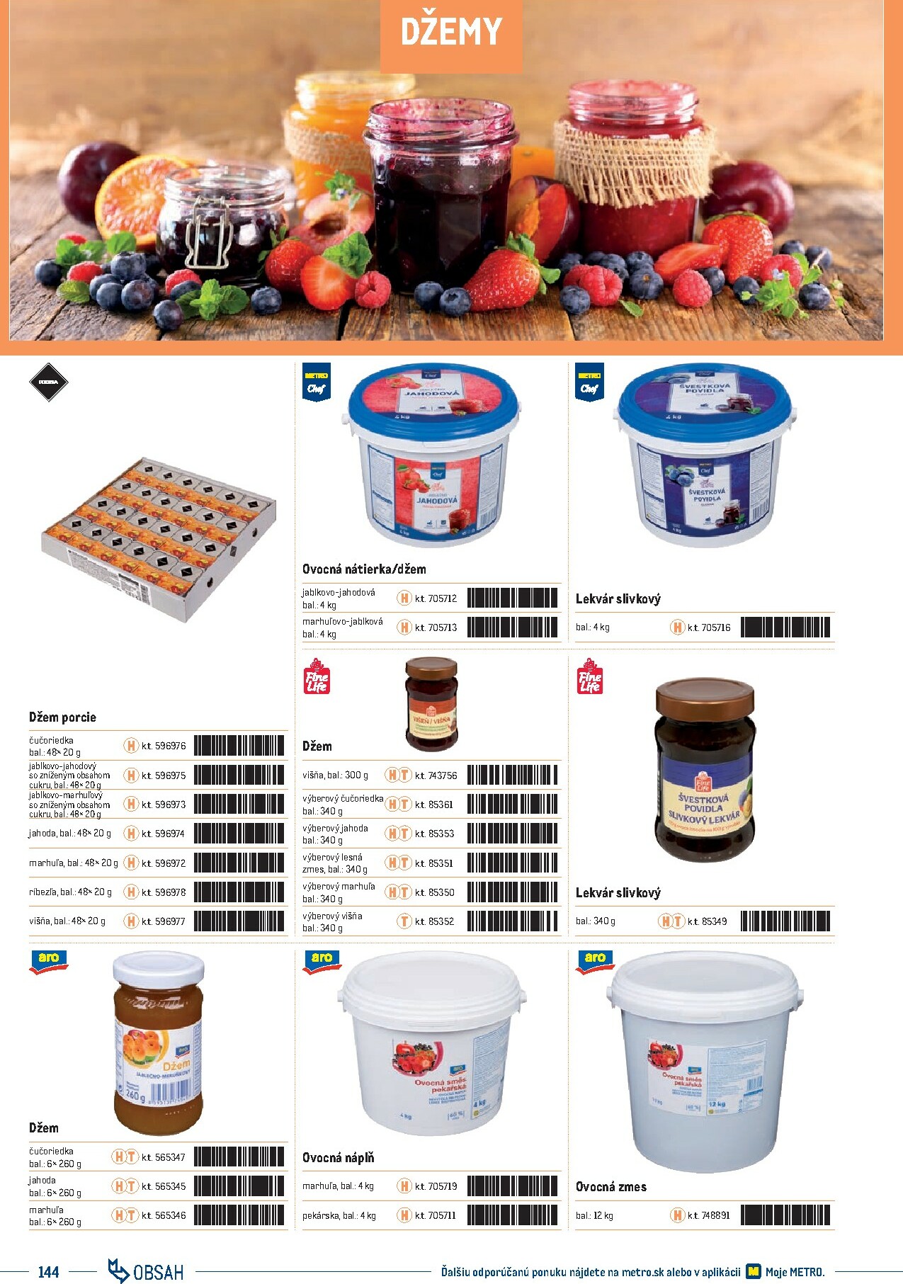 metro - Leták Metro - Katalóg vlastných značiek METRO platný od 21.11. do 21.11. - page: 144