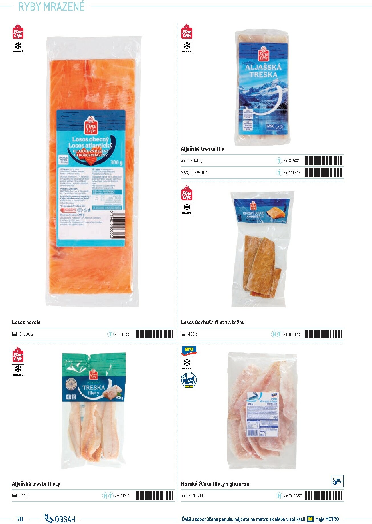 metro - Leták Metro - Katalóg vlastných značiek METRO platný od 21.11. do 21.11. - page: 70