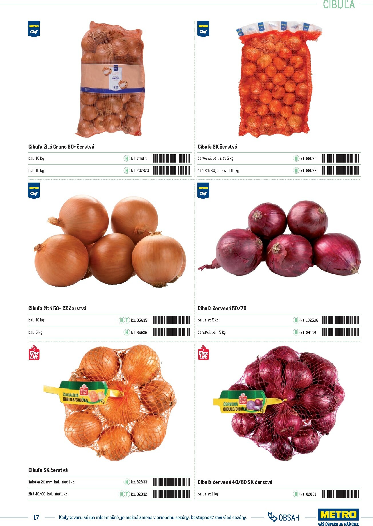metro - Leták Metro - Katalóg vlastných značiek METRO platný od 21.11. do 21.11. - page: 17