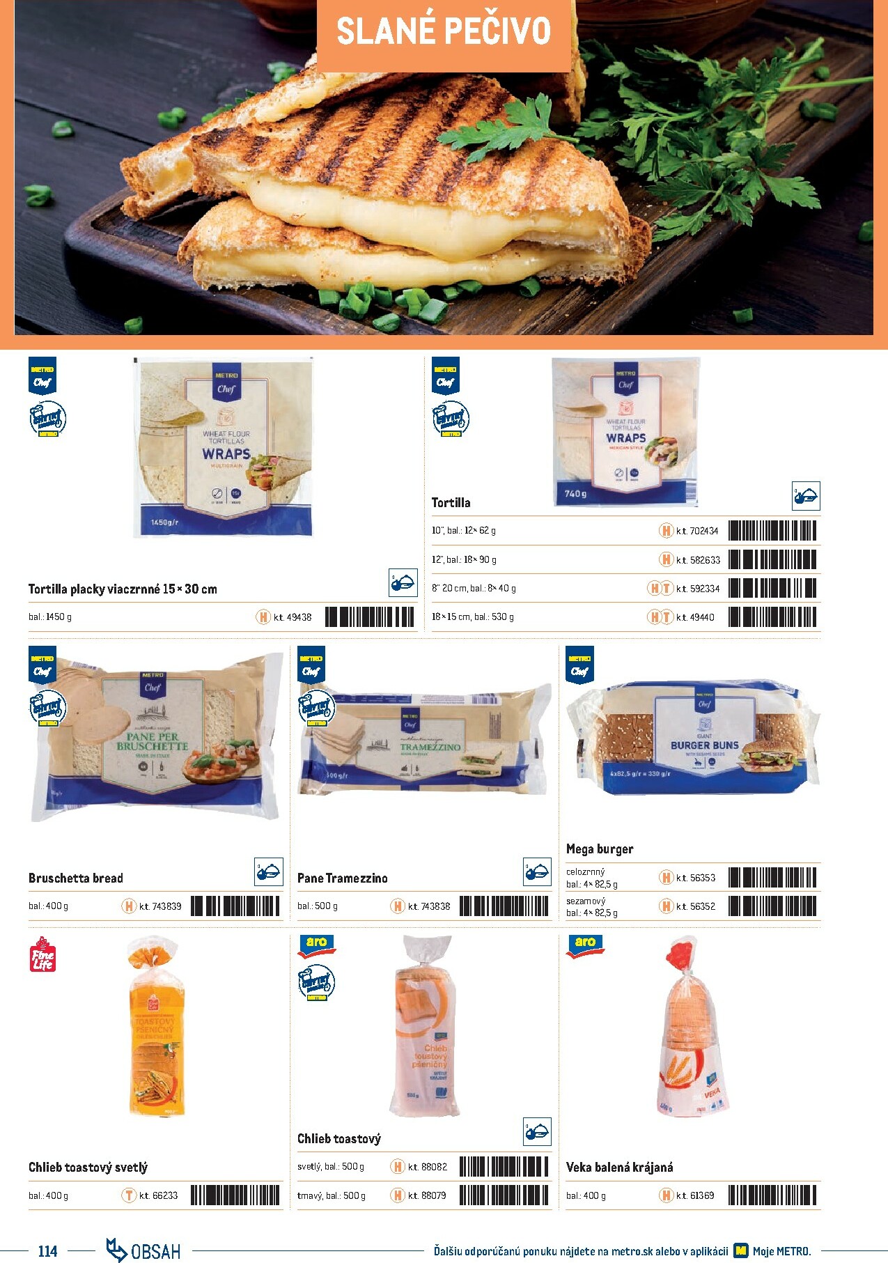 metro - Leták Metro - Katalóg vlastných značiek METRO platný od 21.11. do 21.11. - page: 114