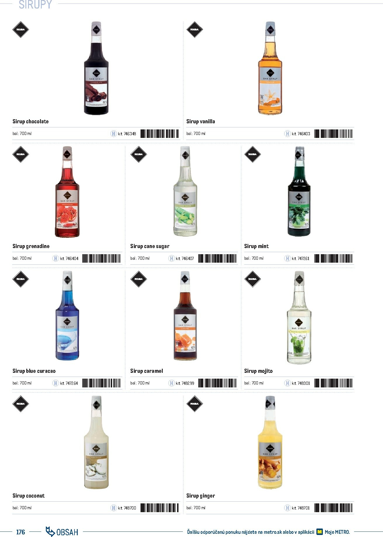 metro - Leták Metro - Katalóg vlastných značiek METRO platný od 21.11. do 21.11. - page: 176
