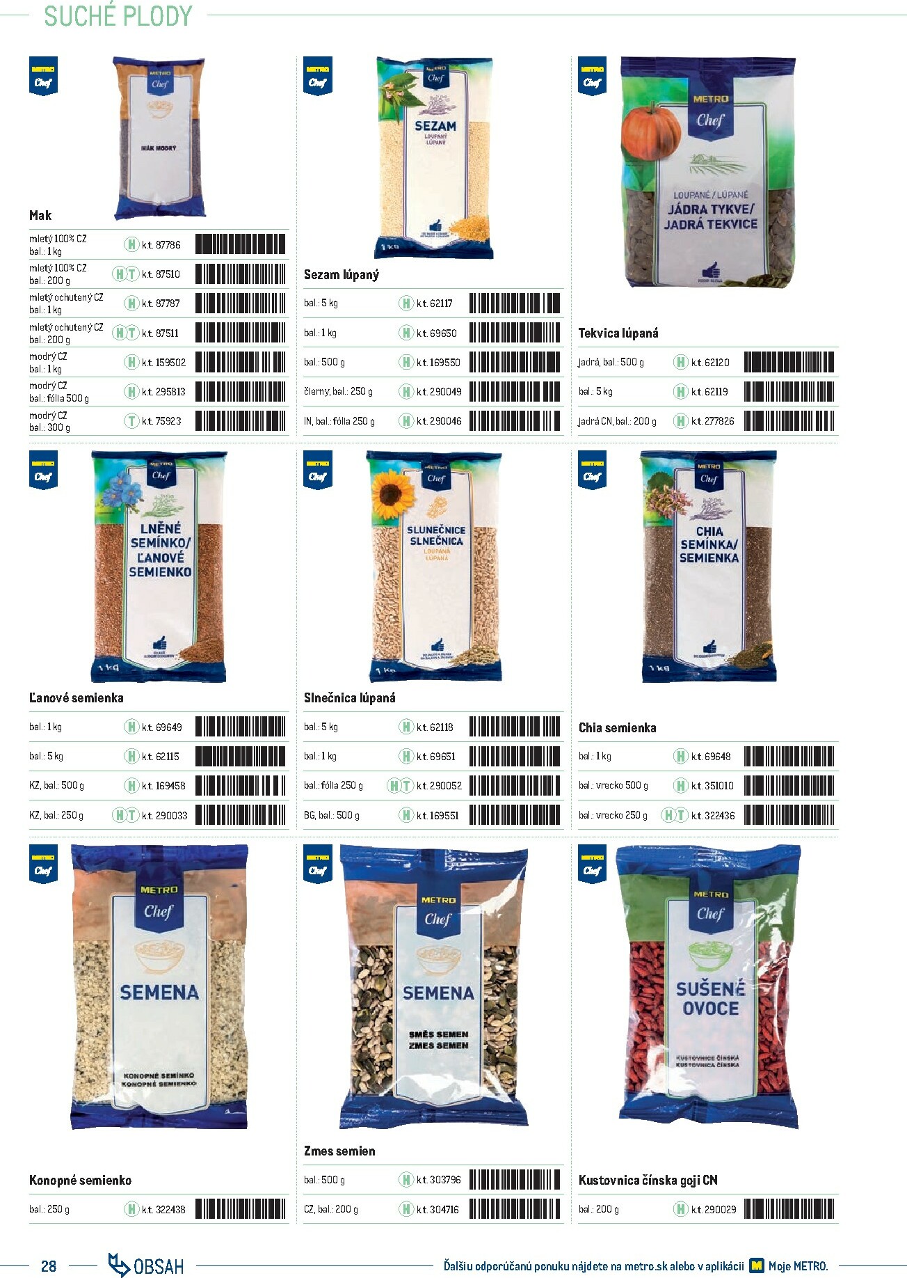 metro - Leták Metro - Katalóg vlastných značiek METRO platný od 21.11. do 21.11. - page: 28