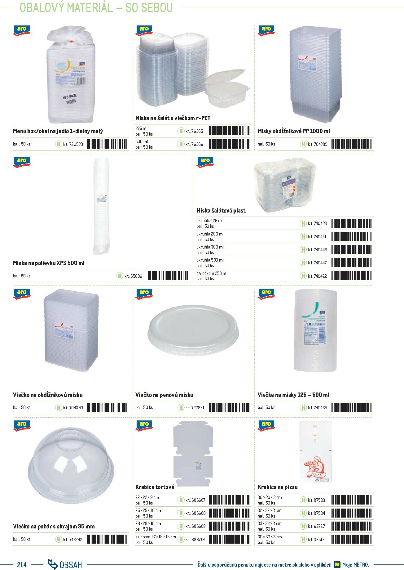 metro - Leták Metro - Katalóg vlastných značiek METRO platný od 21.11. do 21.11. - page: 214