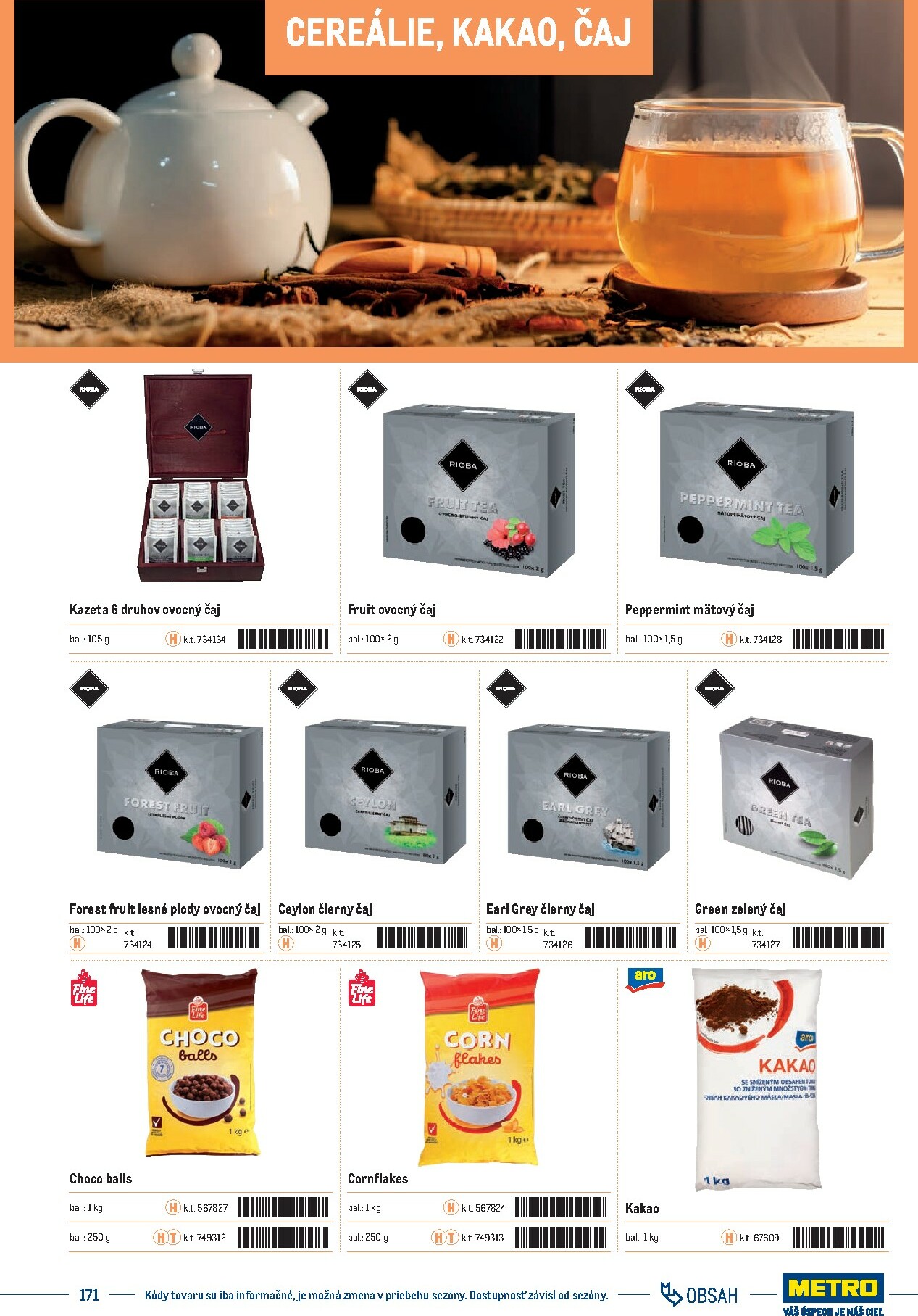 metro - Leták Metro - Katalóg vlastných značiek METRO platný od 21.11. do 21.11. - page: 171