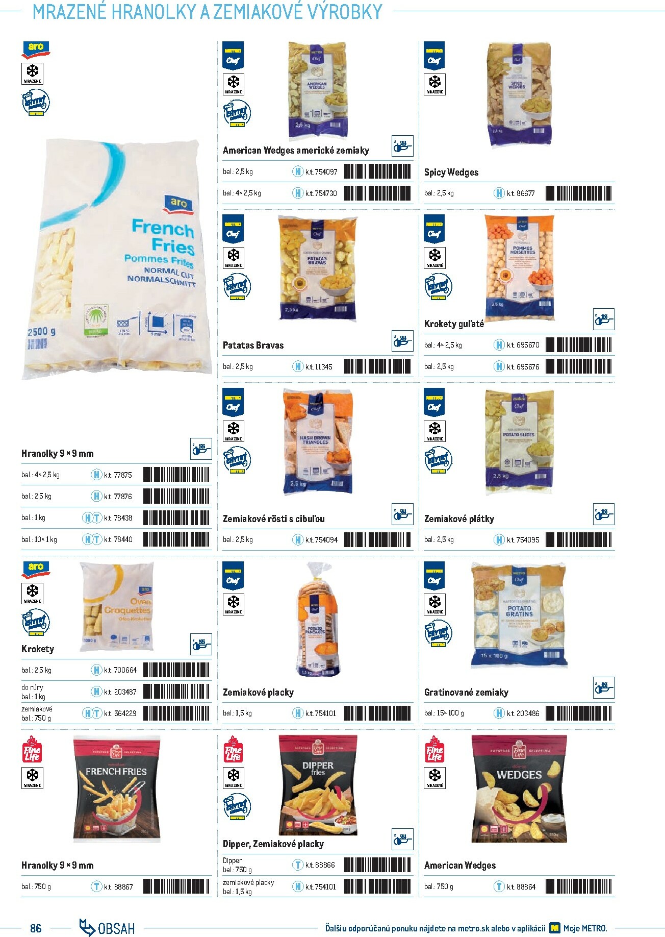 metro - Leták Metro - Katalóg vlastných značiek METRO platný od 21.11. do 21.11. - page: 86