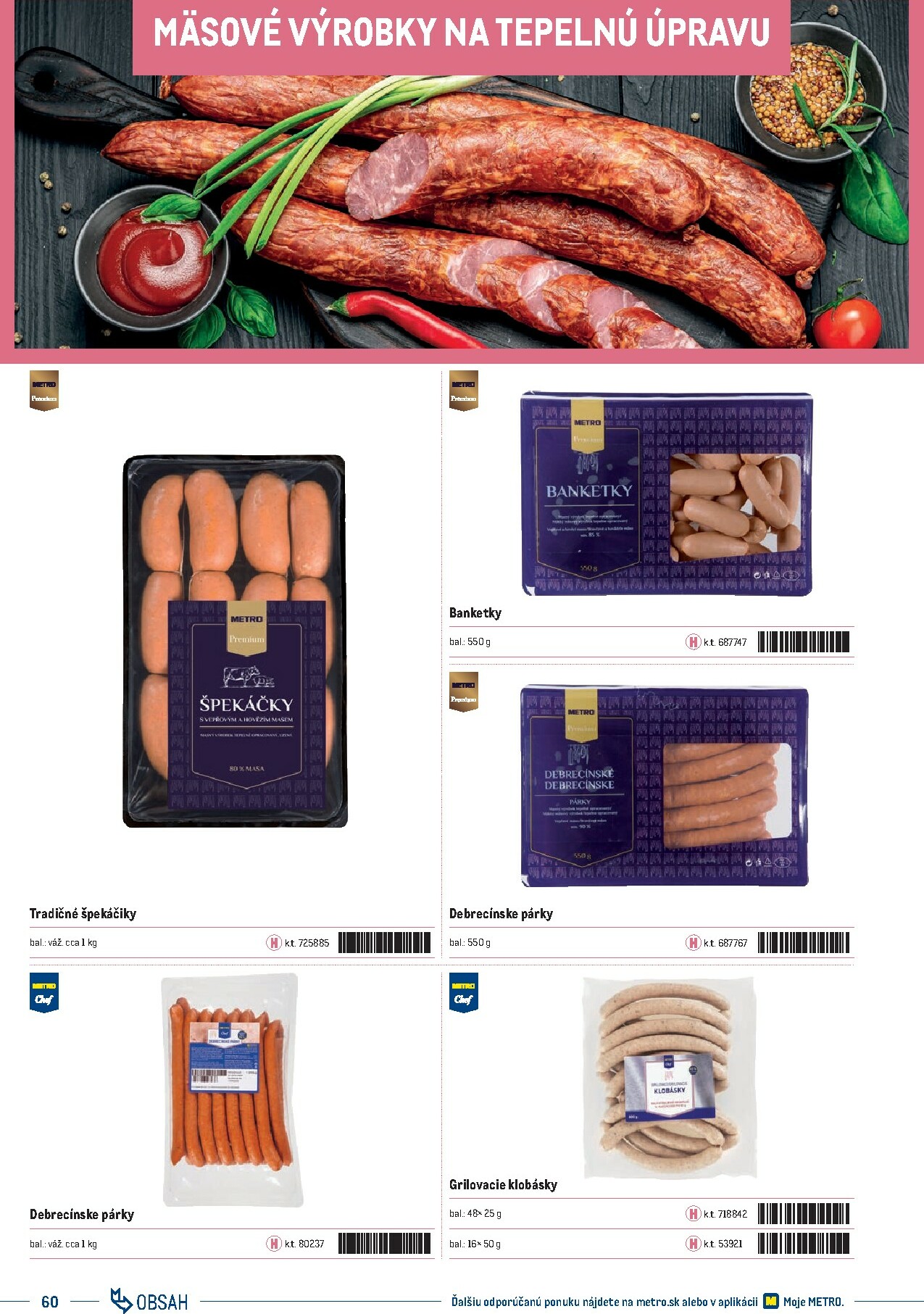 metro - Leták Metro - Katalóg vlastných značiek METRO platný od 21.11. do 21.11. - page: 60