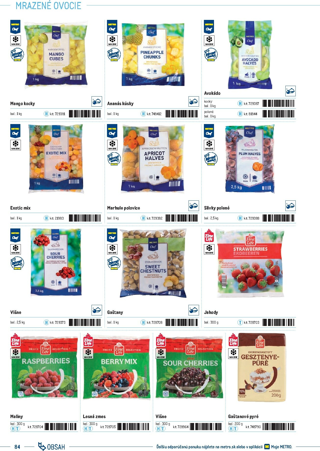 metro - Leták Metro - Katalóg vlastných značiek METRO platný od 21.11. do 21.11. - page: 84