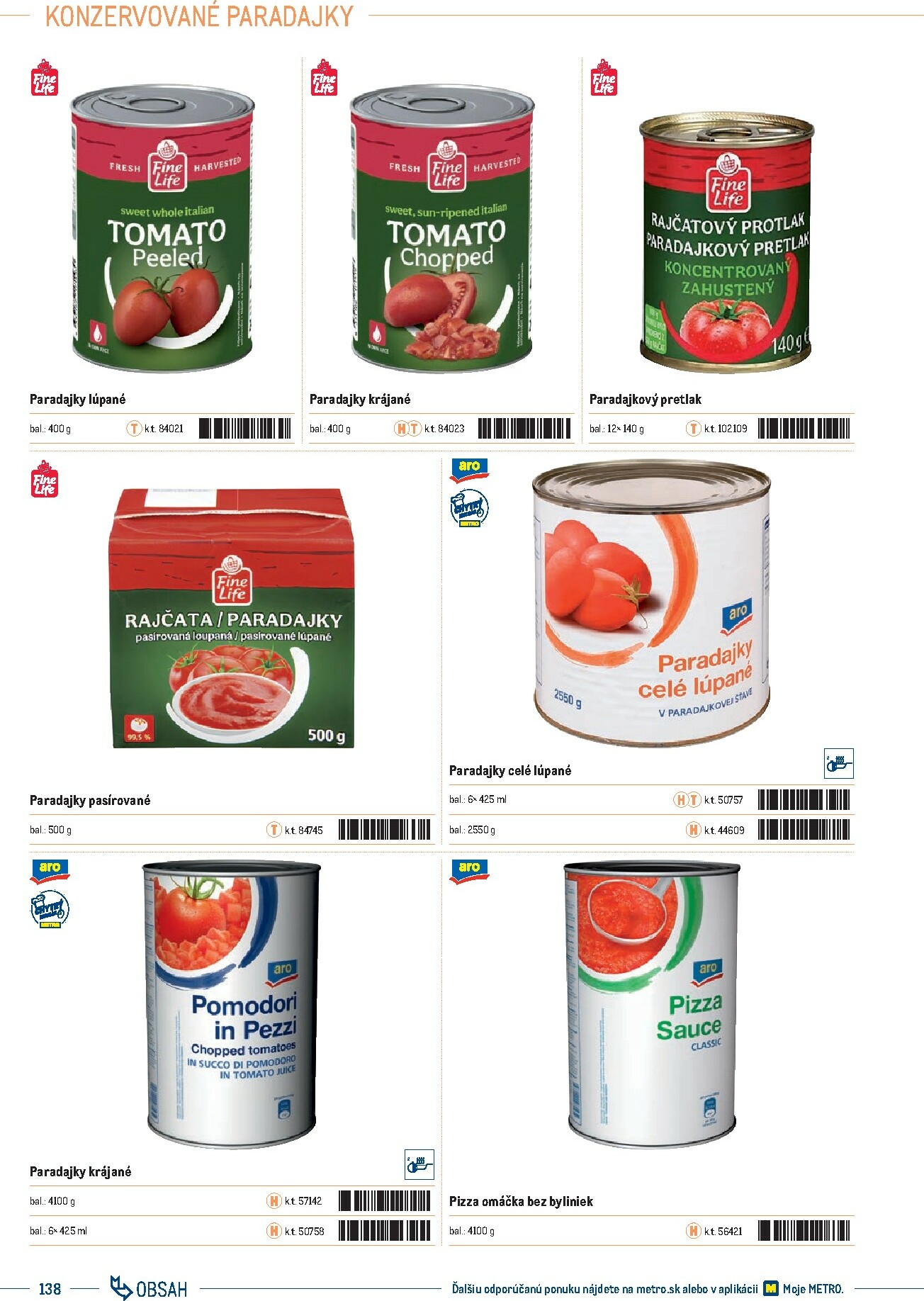 metro - Leták Metro - Katalóg vlastných značiek METRO platný od 21.11. do 21.11. - page: 138