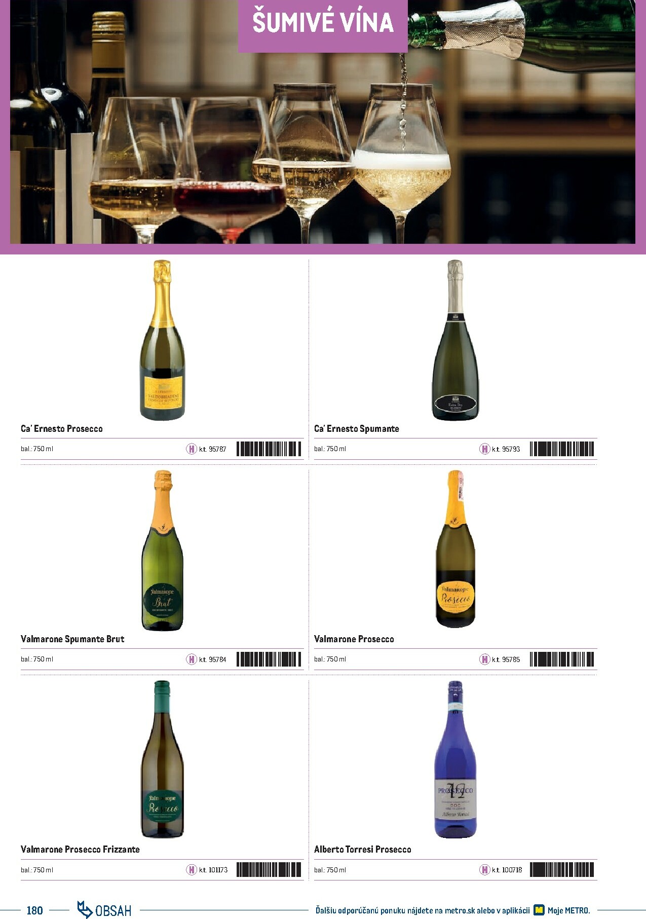 metro - Leták Metro - Katalóg vlastných značiek METRO platný od 21.11. do 21.11. - page: 180