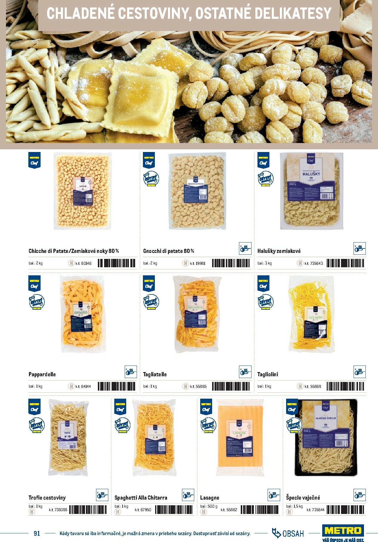 metro - Leták Metro - Katalóg vlastných značiek METRO platný od 21.11. do 21.11. - page: 91