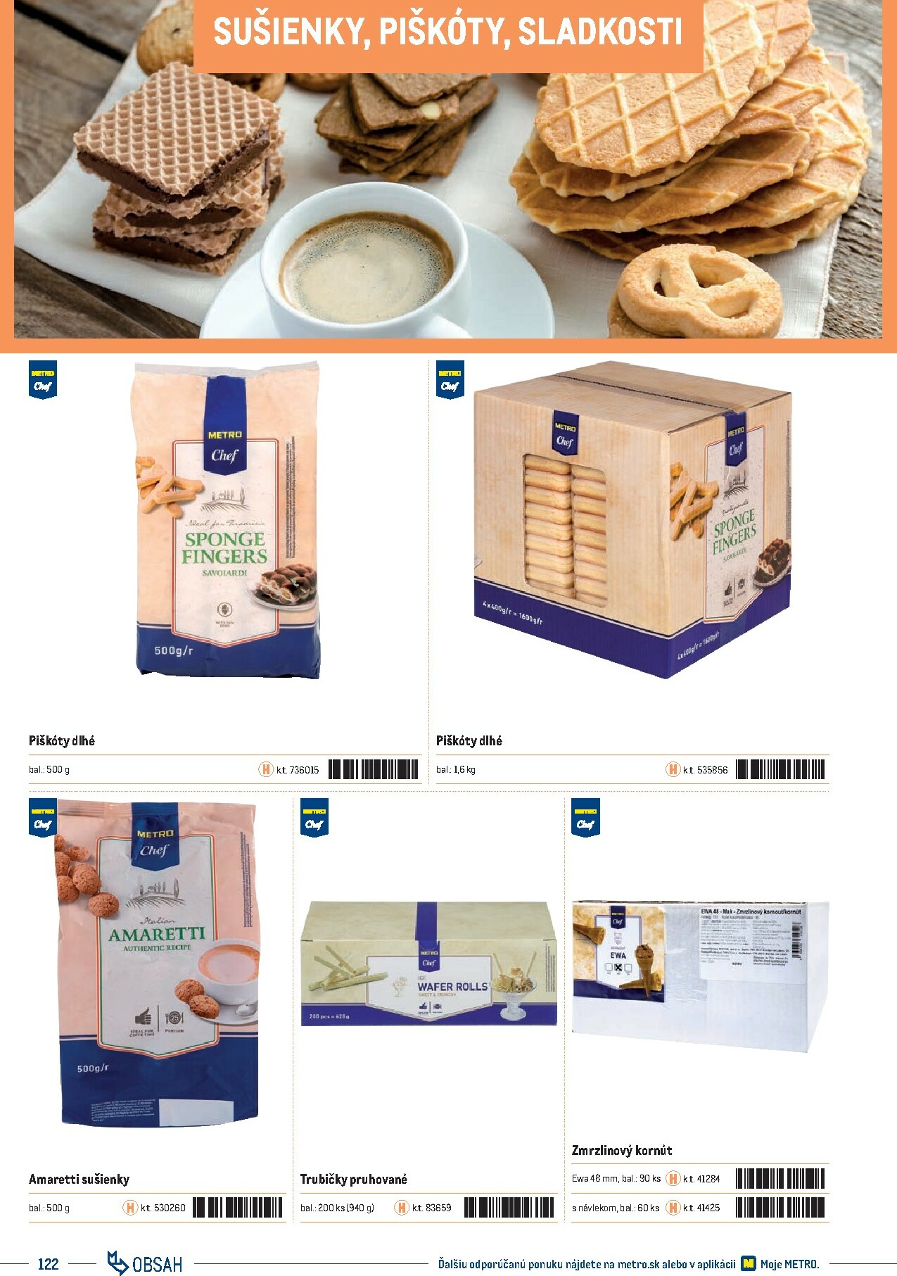 metro - Leták Metro - Katalóg vlastných značiek METRO platný od 21.11. do 21.11. - page: 122
