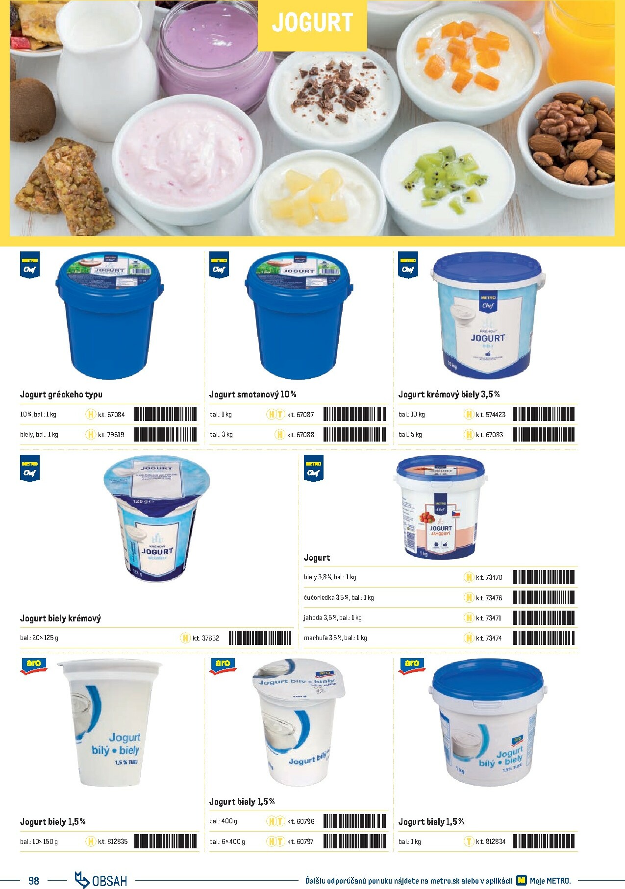 metro - Leták Metro - Katalóg vlastných značiek METRO platný od 21.11. do 21.11. - page: 98