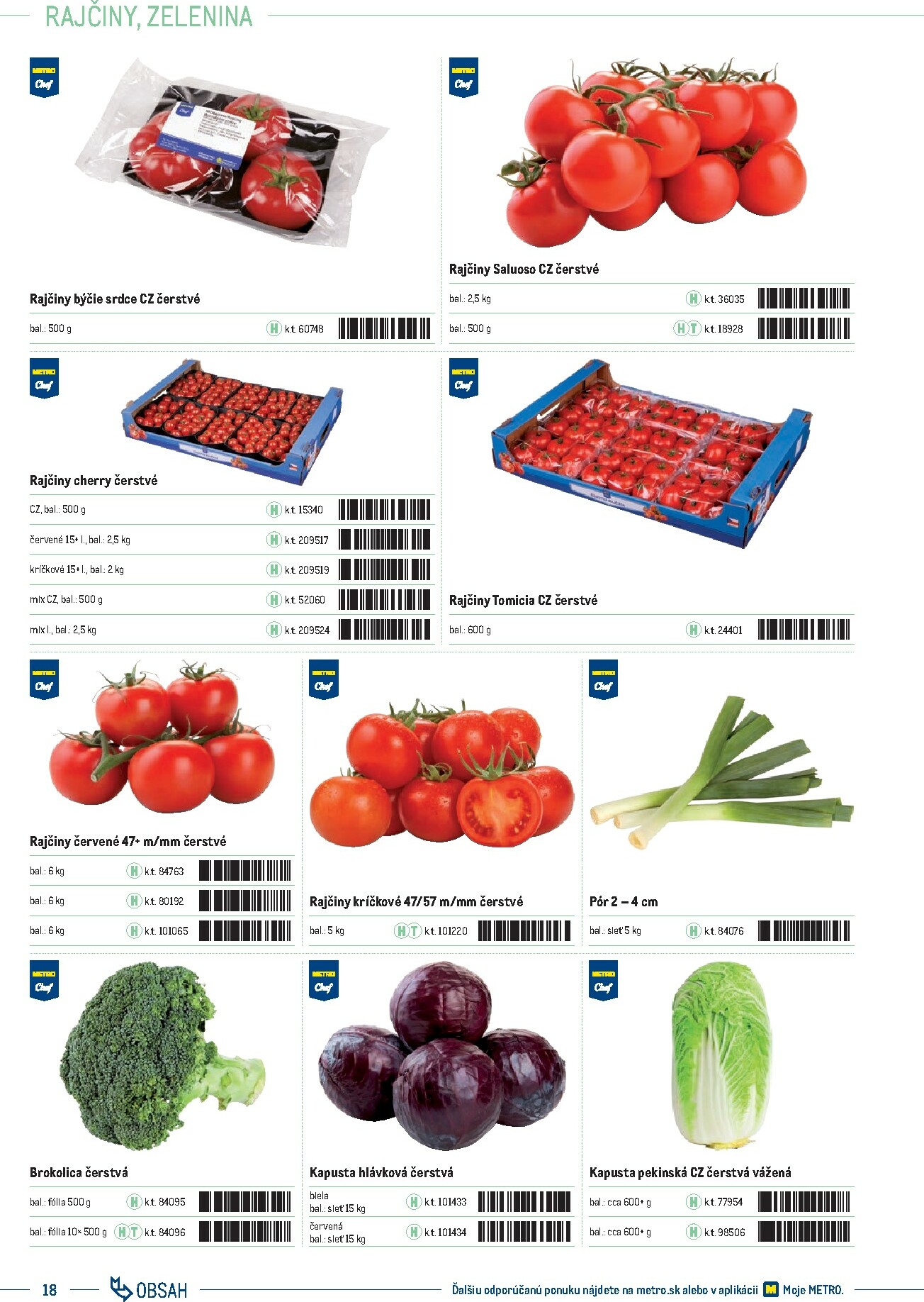 metro - Leták Metro - Katalóg vlastných značiek METRO platný od 21.11. do 21.11. - page: 18