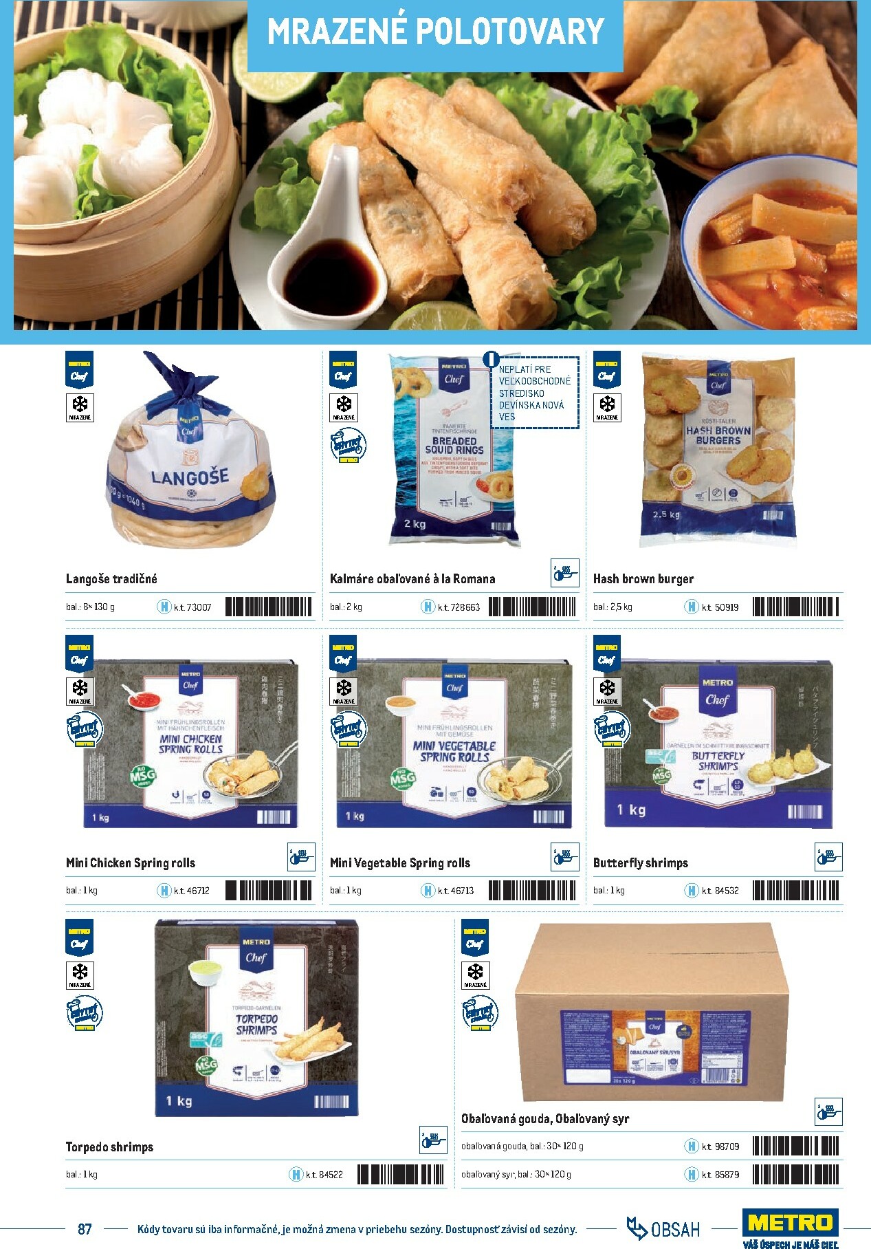 metro - Leták Metro - Katalóg vlastných značiek METRO platný od 21.11. do 21.11. - page: 87