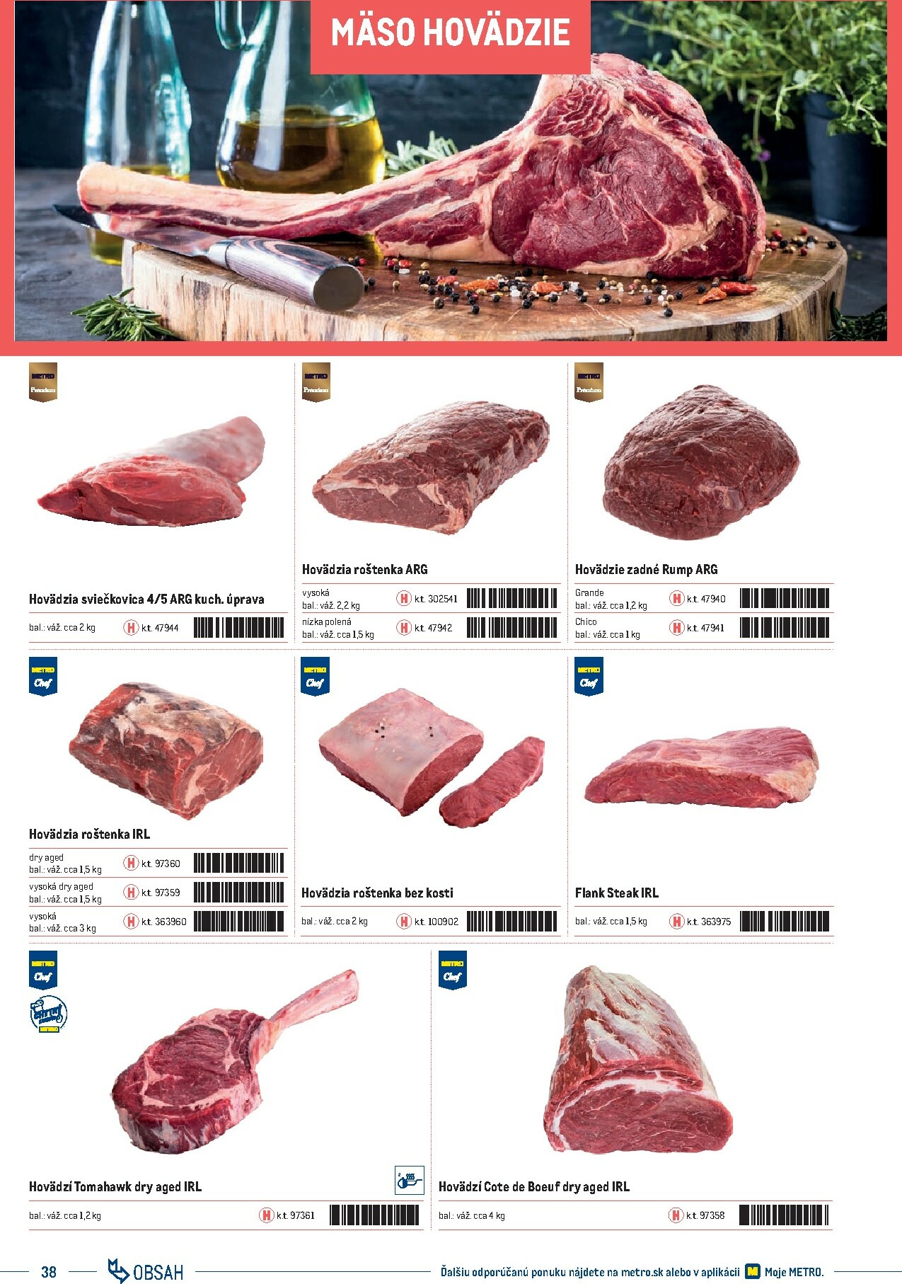 metro - Leták Metro - Katalóg vlastných značiek METRO platný od 21.11. do 21.11. - page: 38