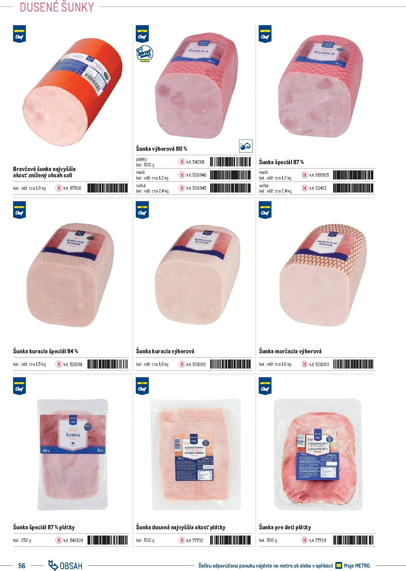 metro - Leták Metro - Katalóg vlastných značiek METRO platný od 21.11. do 21.11. - page: 56