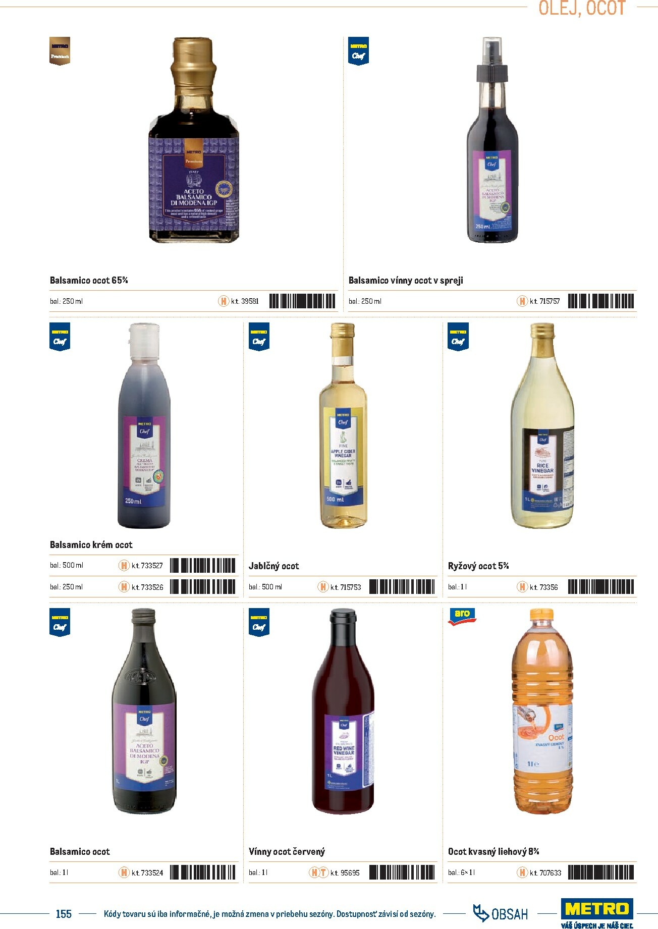 metro - Leták Metro - Katalóg vlastných značiek METRO platný od 21.11. do 21.11. - page: 155