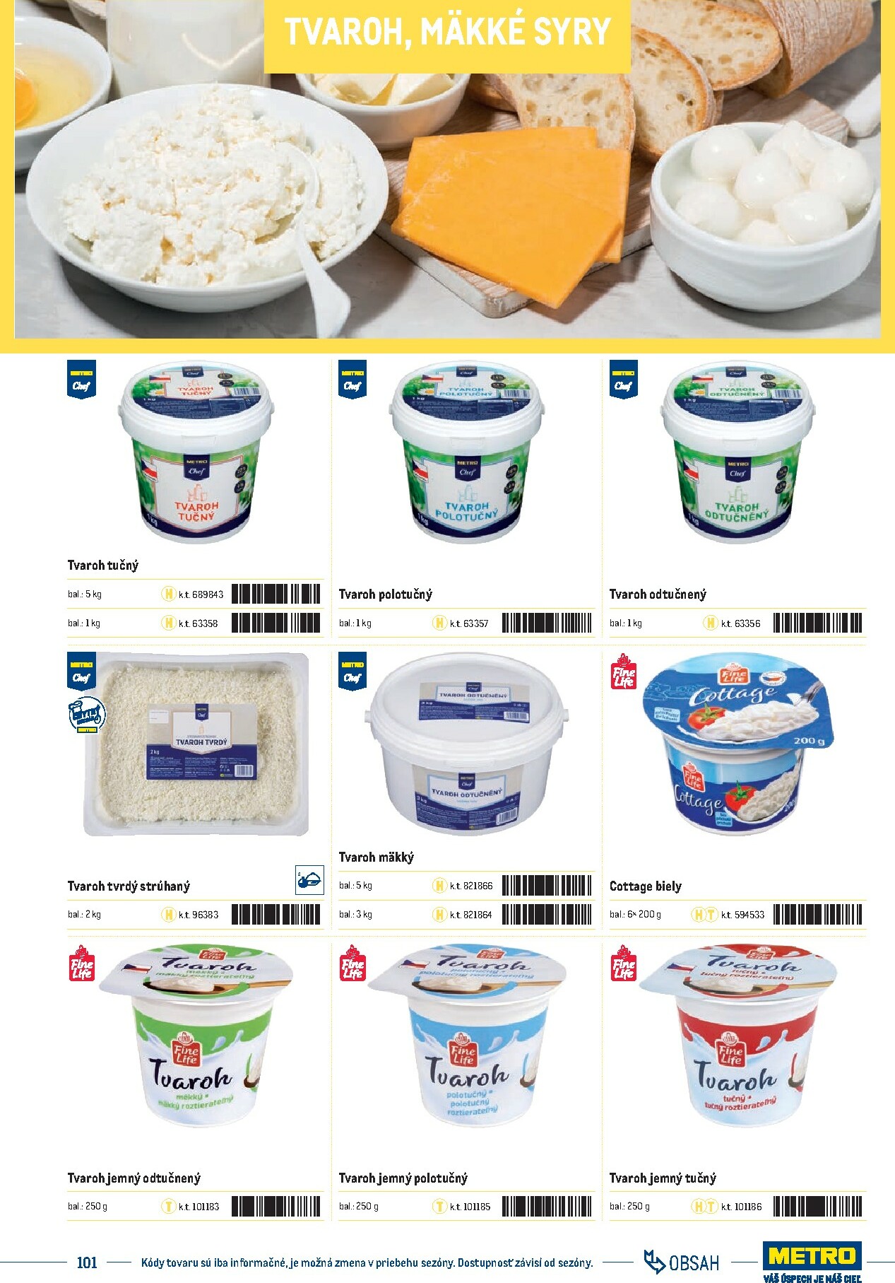 metro - Leták Metro - Katalóg vlastných značiek METRO platný od 21.11. do 21.11. - page: 101