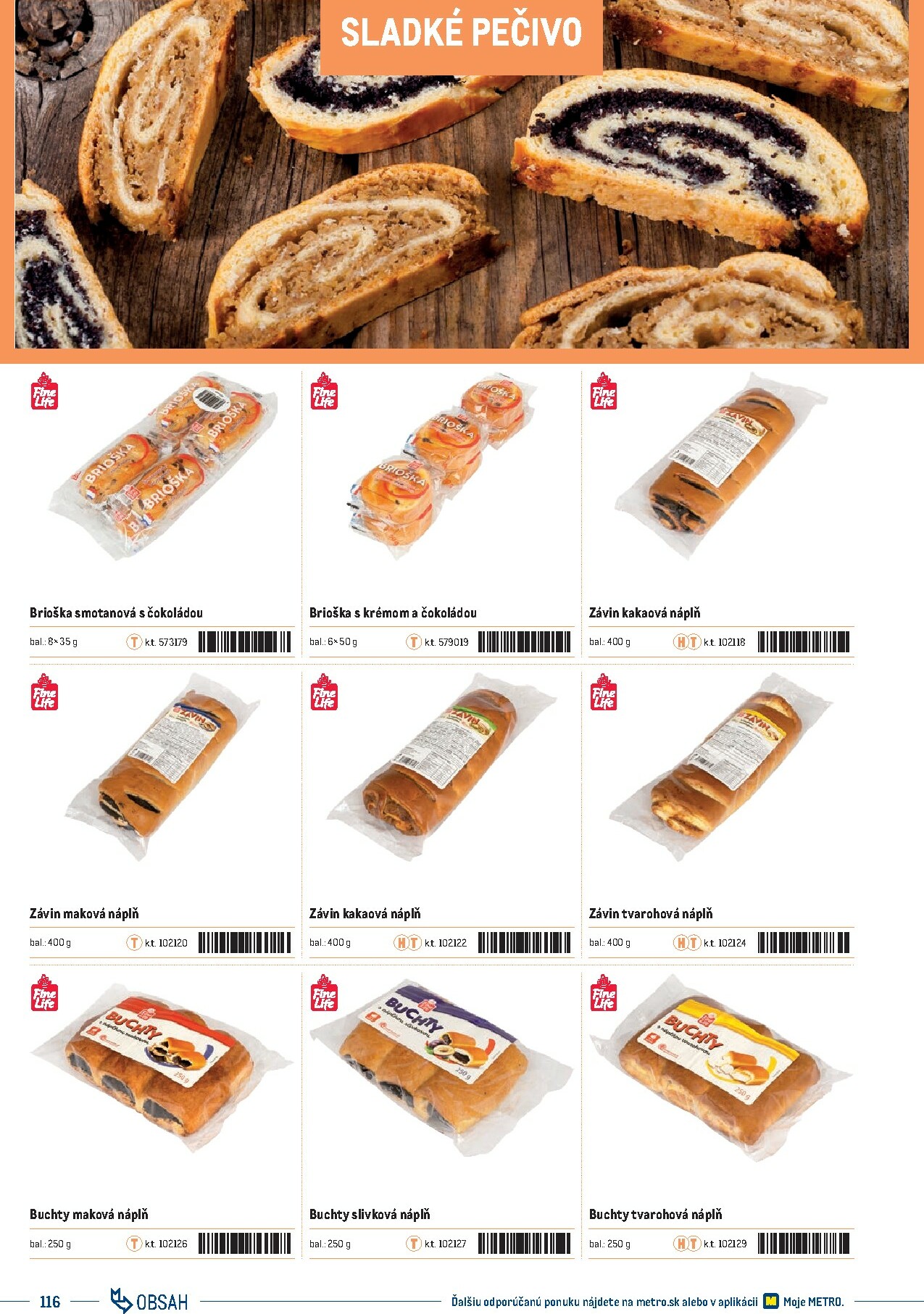 metro - Leták Metro - Katalóg vlastných značiek METRO platný od 21.11. do 21.11. - page: 116