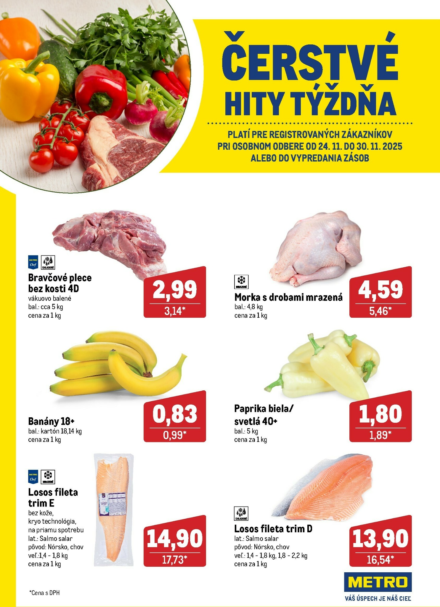 metro - Leták Metro - Čerstvé hity týždňa platný od 24.11. do 30.11.