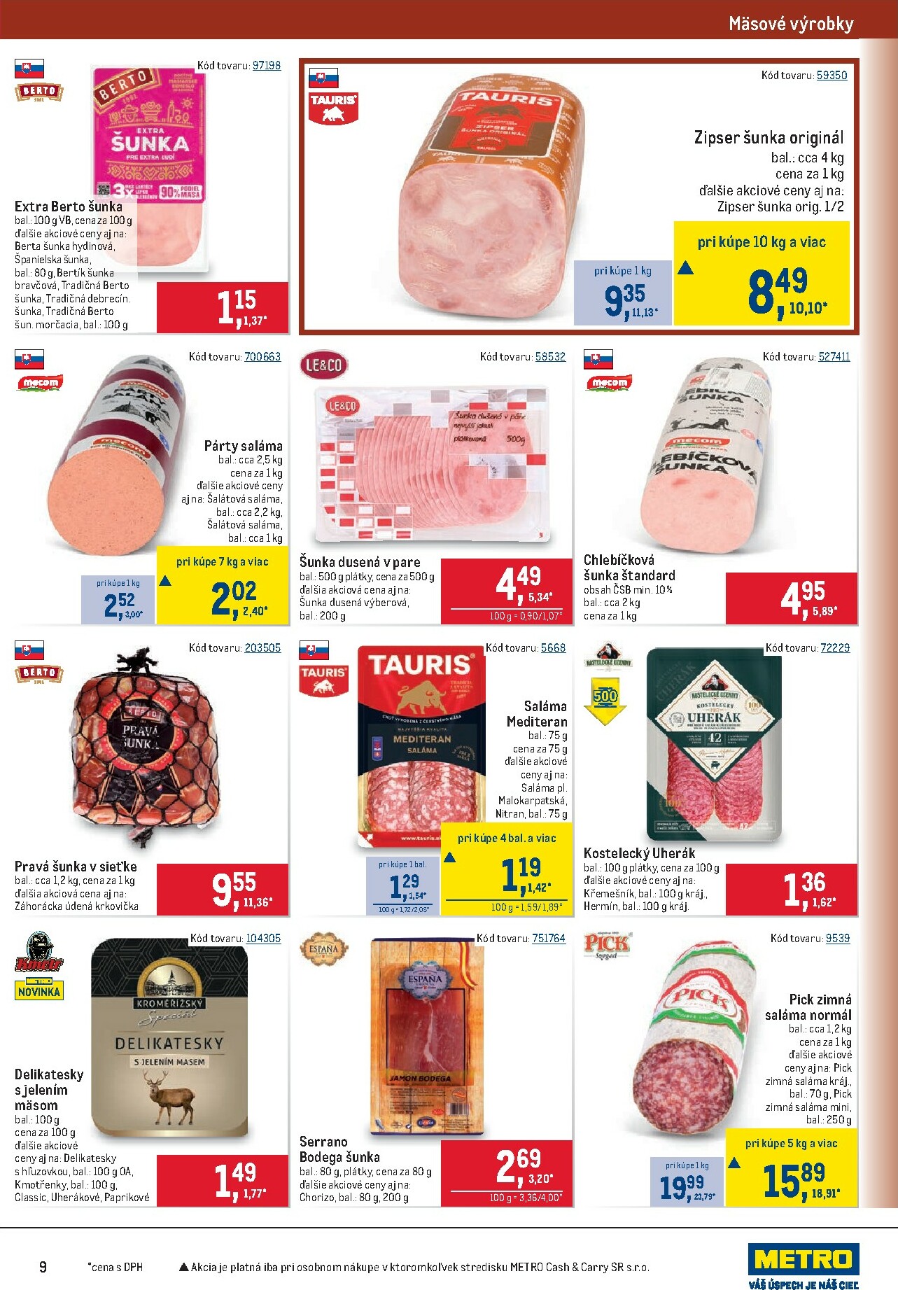 metro - Leták Metro - Maloobchod platný od 10.12. do 31.12. - page: 9